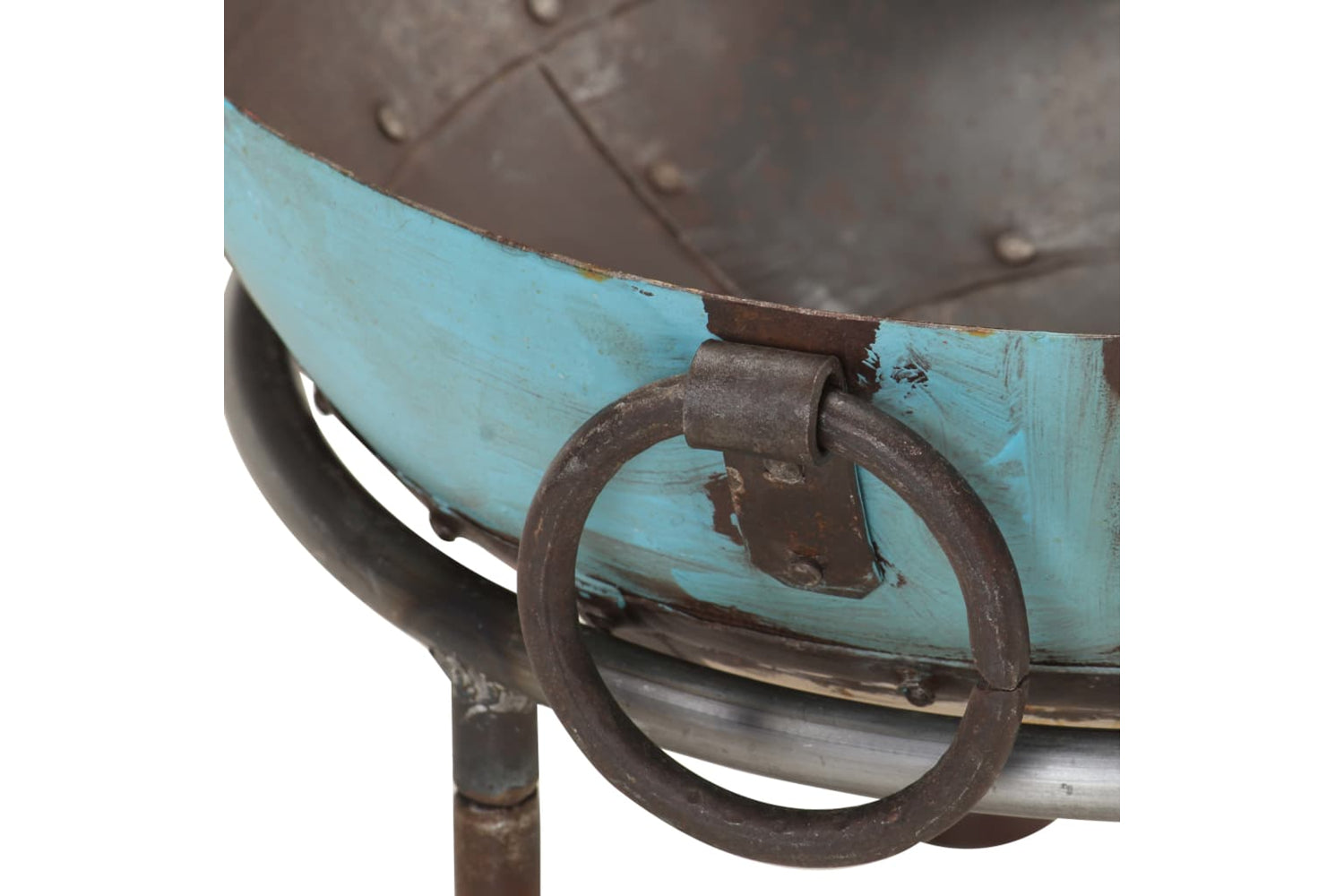 vidaXL 321945 Colourful Rustic Fire Pit ÃƒÂƒÃ‚Â˜ 40cm Iron-5