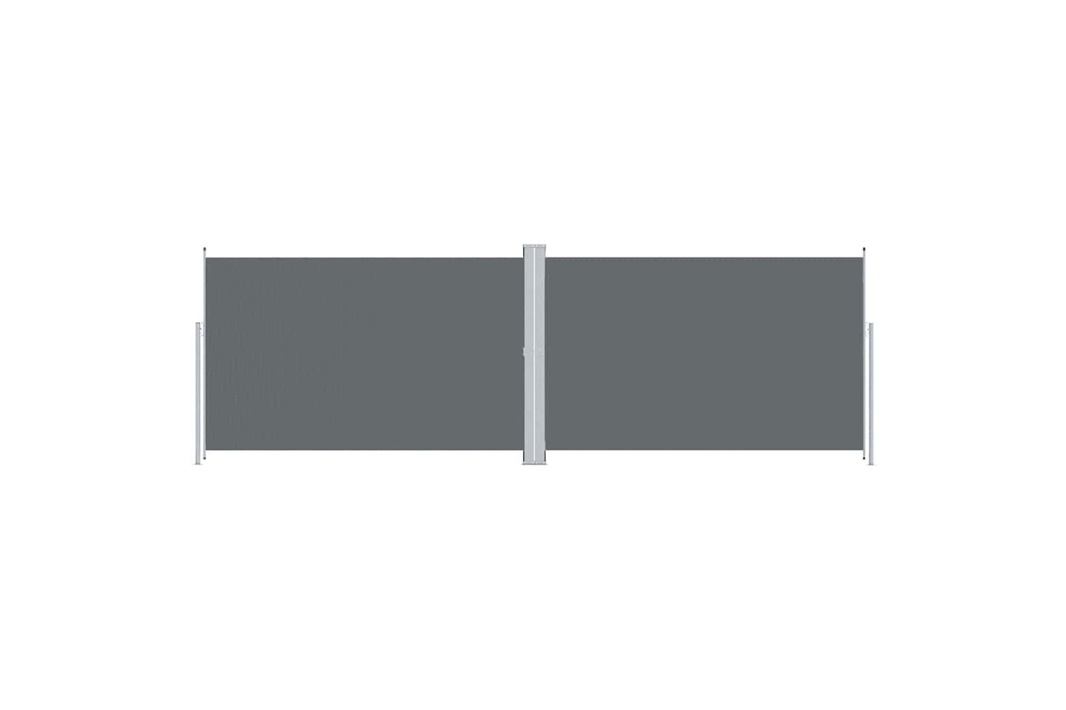 vidaXL 318014 Retractable Side Awning Anthracite 220x600cm