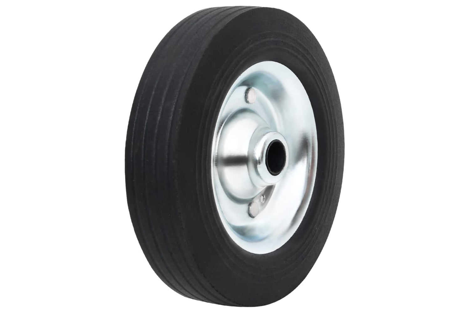 vidaXL Wheel For Jockey Wheel x 20x5cm Solid Rubber And Steel-2