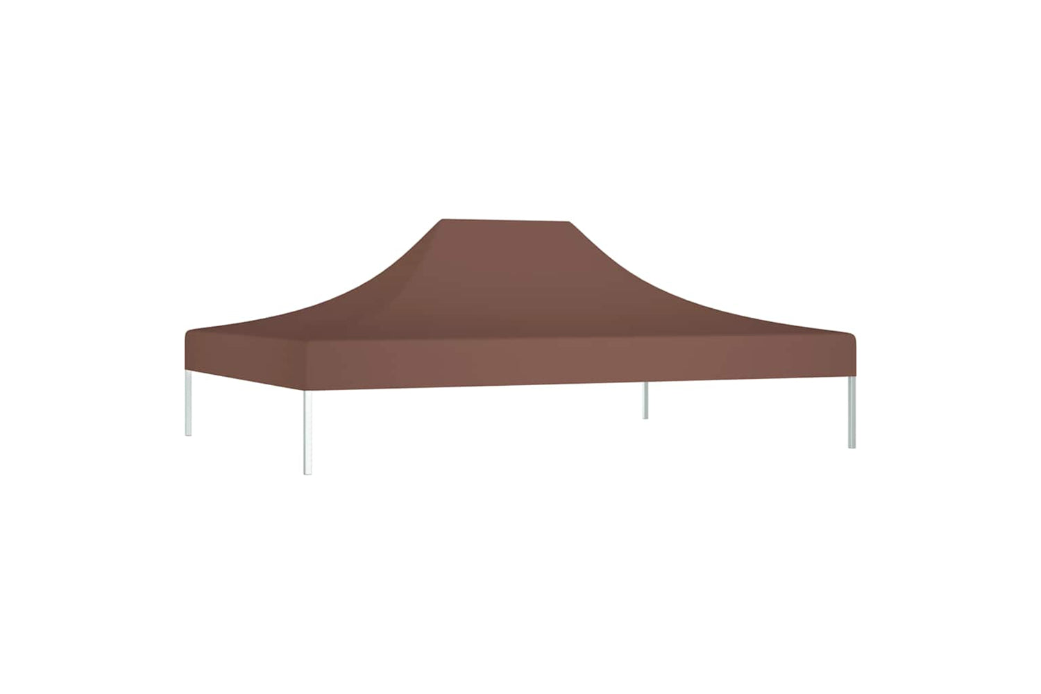 Vidaxl Party Tent Roof 4x3 M Brown 270 G/m2-2