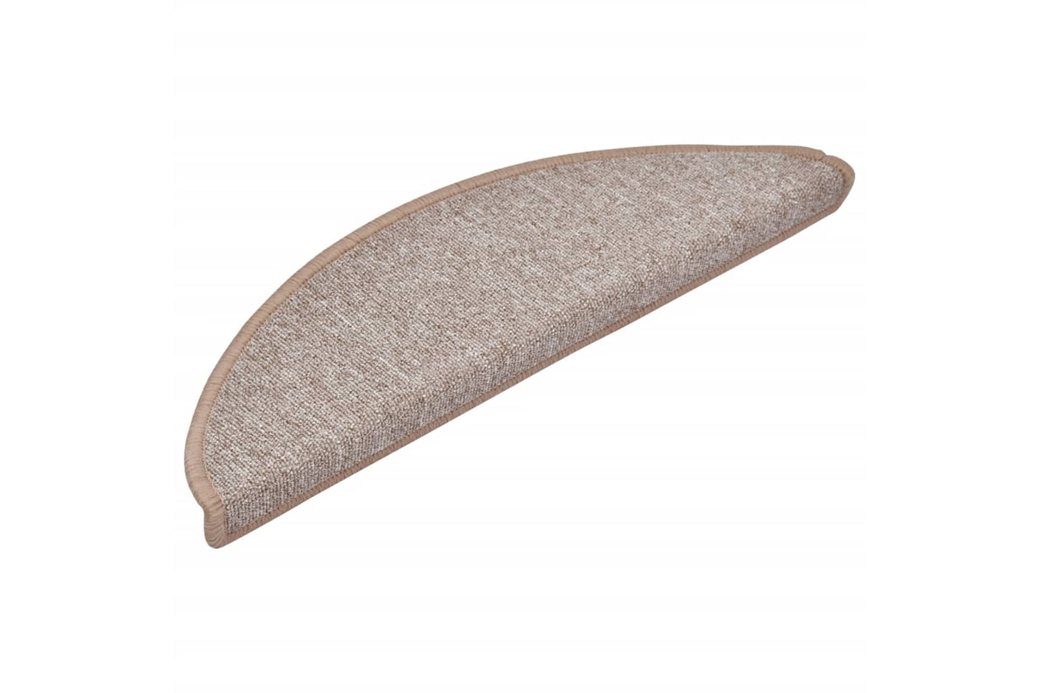 vidaXL 133878 Carpet Stair Treads 15 Pcs Light Brown 56x17x3cm-2