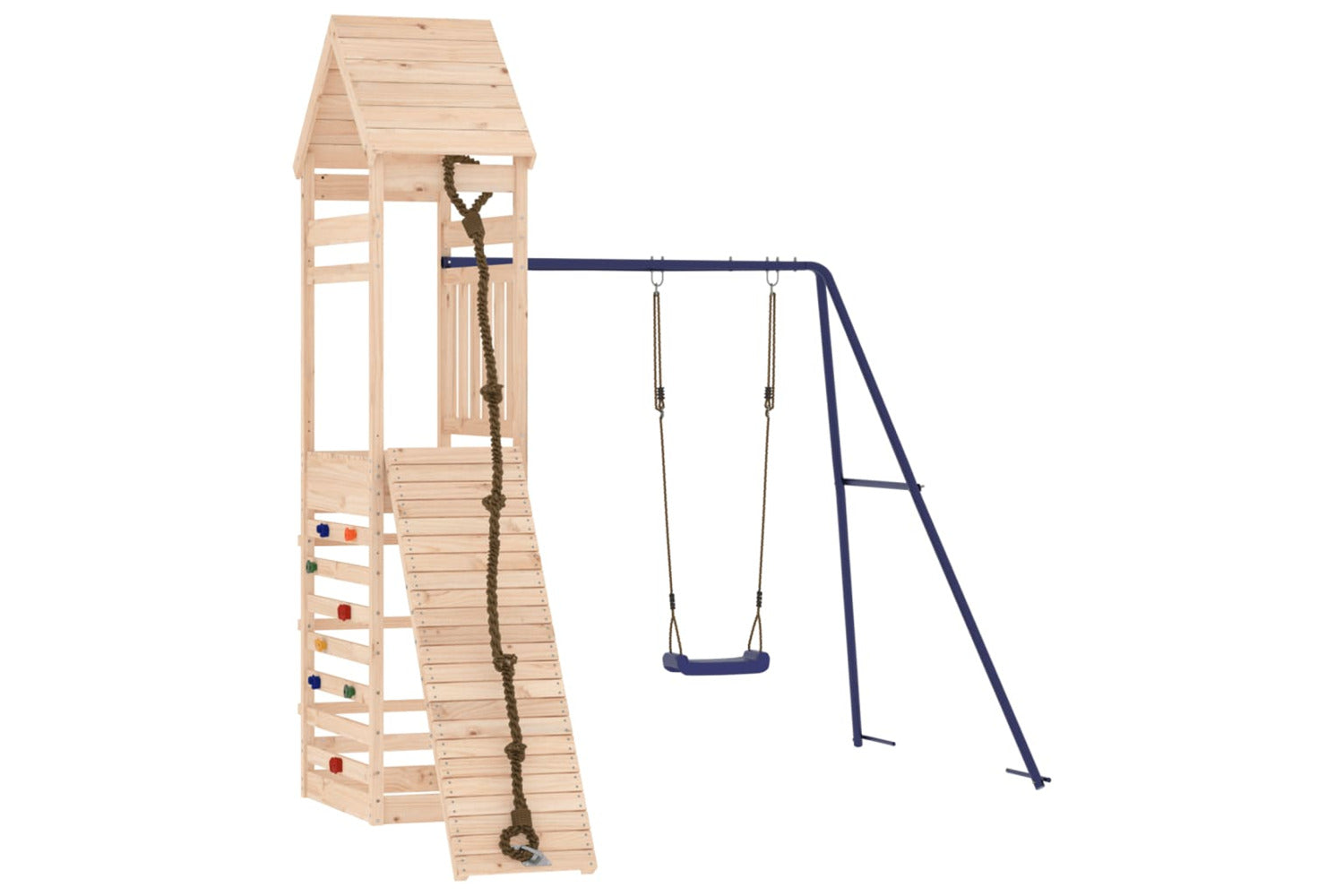 Vidaxl 3156922 Outdoor Playset Solid Wood Pine-3