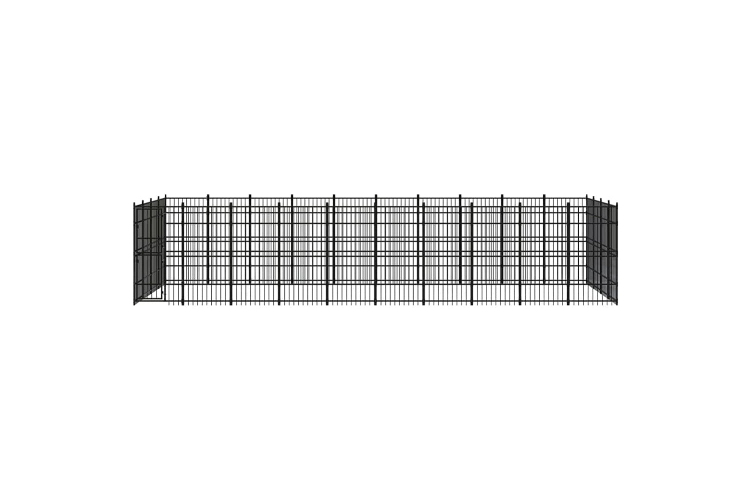 Vidaxl 3097988 Outdoor Dog Kennel Steel 36.86 M2-2