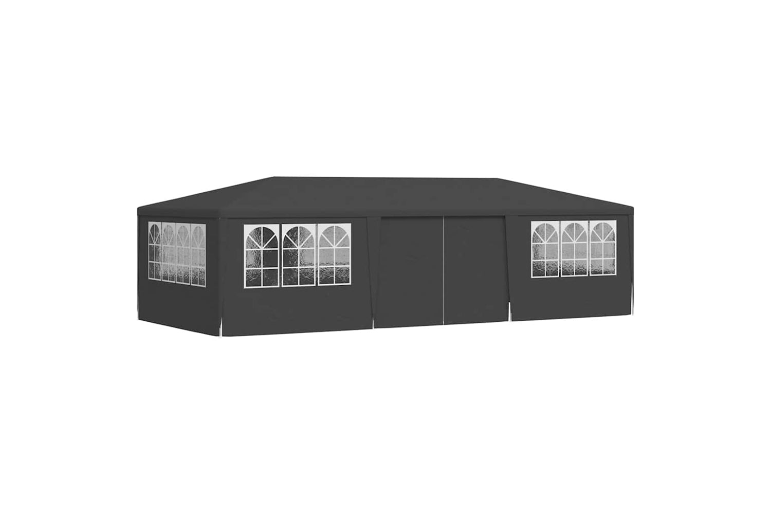 Vidaxl 48539 Professional Party Tent With Side Walls 4x9 M Anthracite 90 G/m?-2