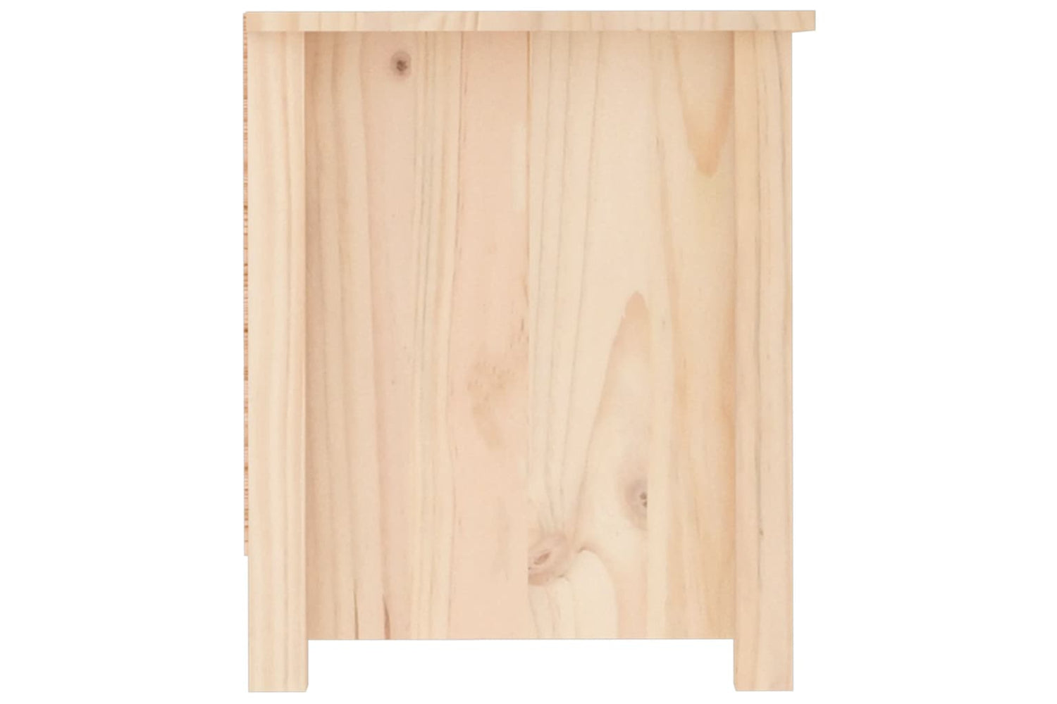 vidaXL 814594 Shoe Cabinet 110x38x45.5cm Solid Wood Pine-4