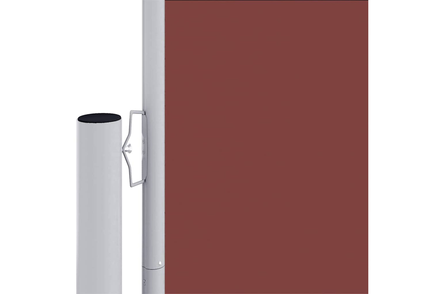 vidaXL 318075 Retractable Side Awning Brown 180x1200cm-2