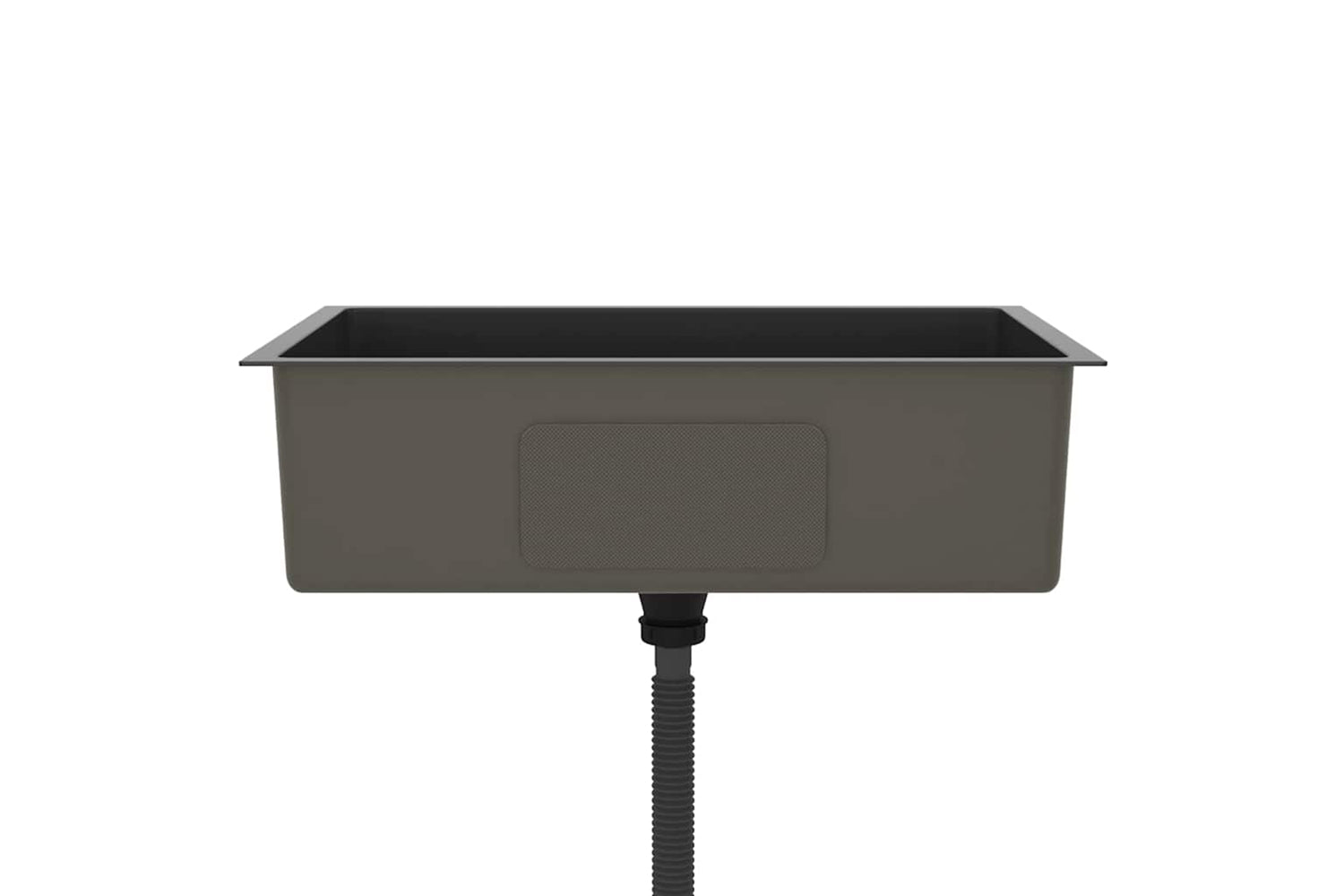 Vidaxl 51517 Handmade Kitchen Sink Black Stainless Steel-4