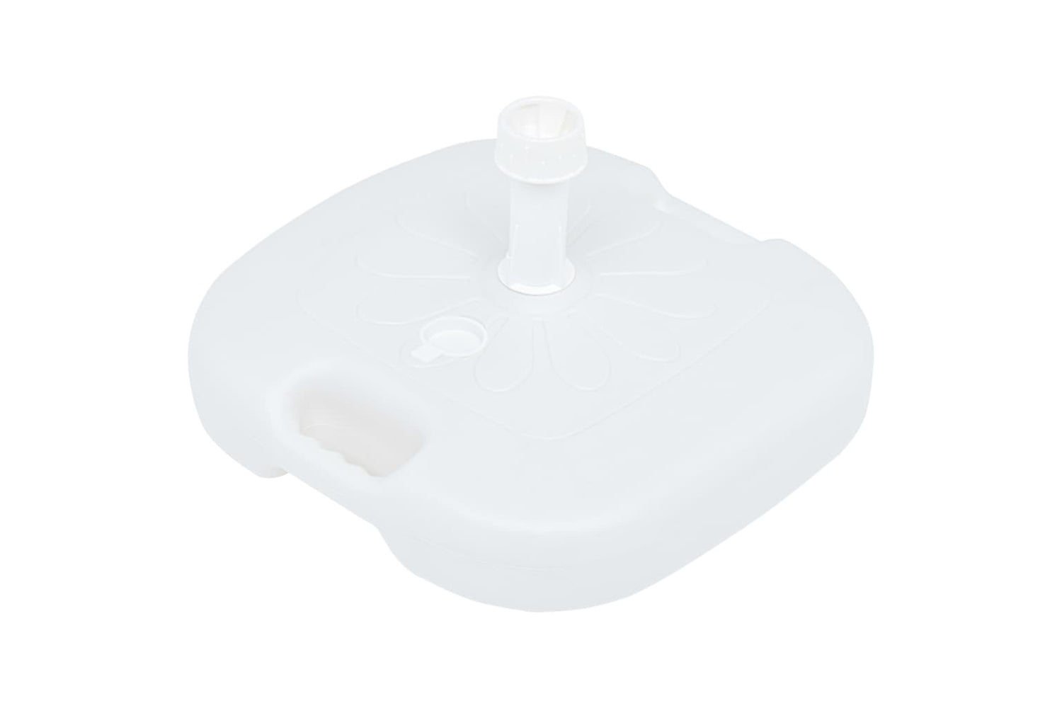 Vidaxl 48773 Umbrella Base Sand/water Filled 16 L White Plastic-4