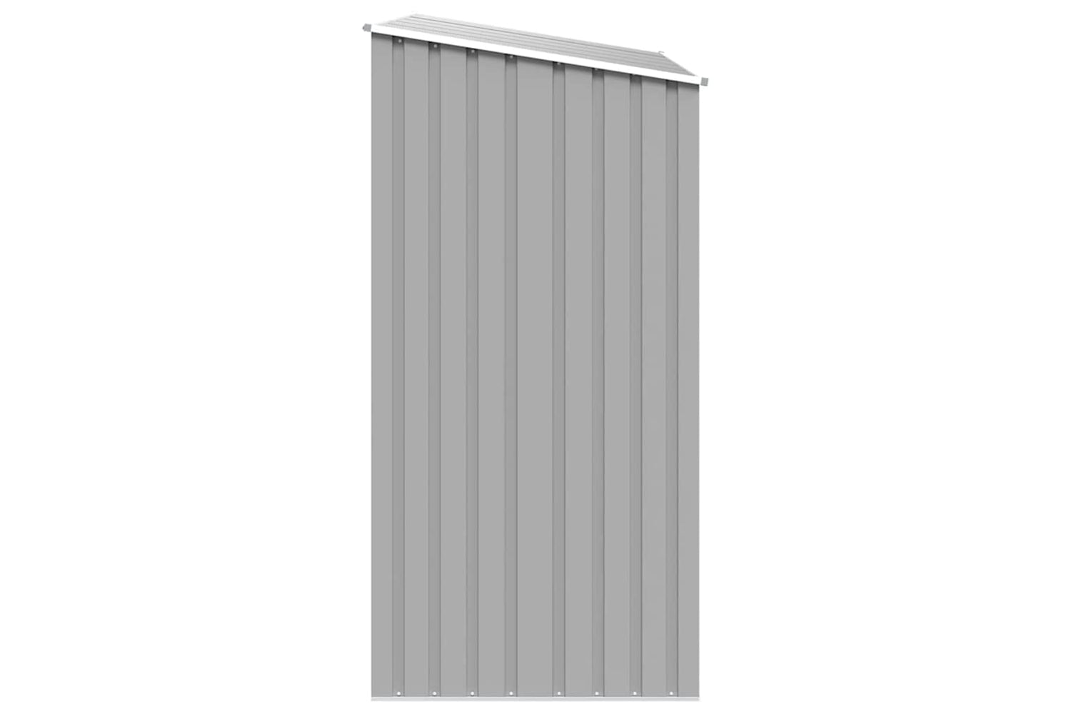 vidaXL 46294 Garden Firewood Shed Grey 245x98x159cm Galvanised Steel-6