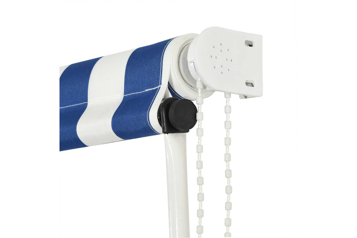 Vidaxl 143749 Retractable Awning 300x150 Cm Blue And White-5