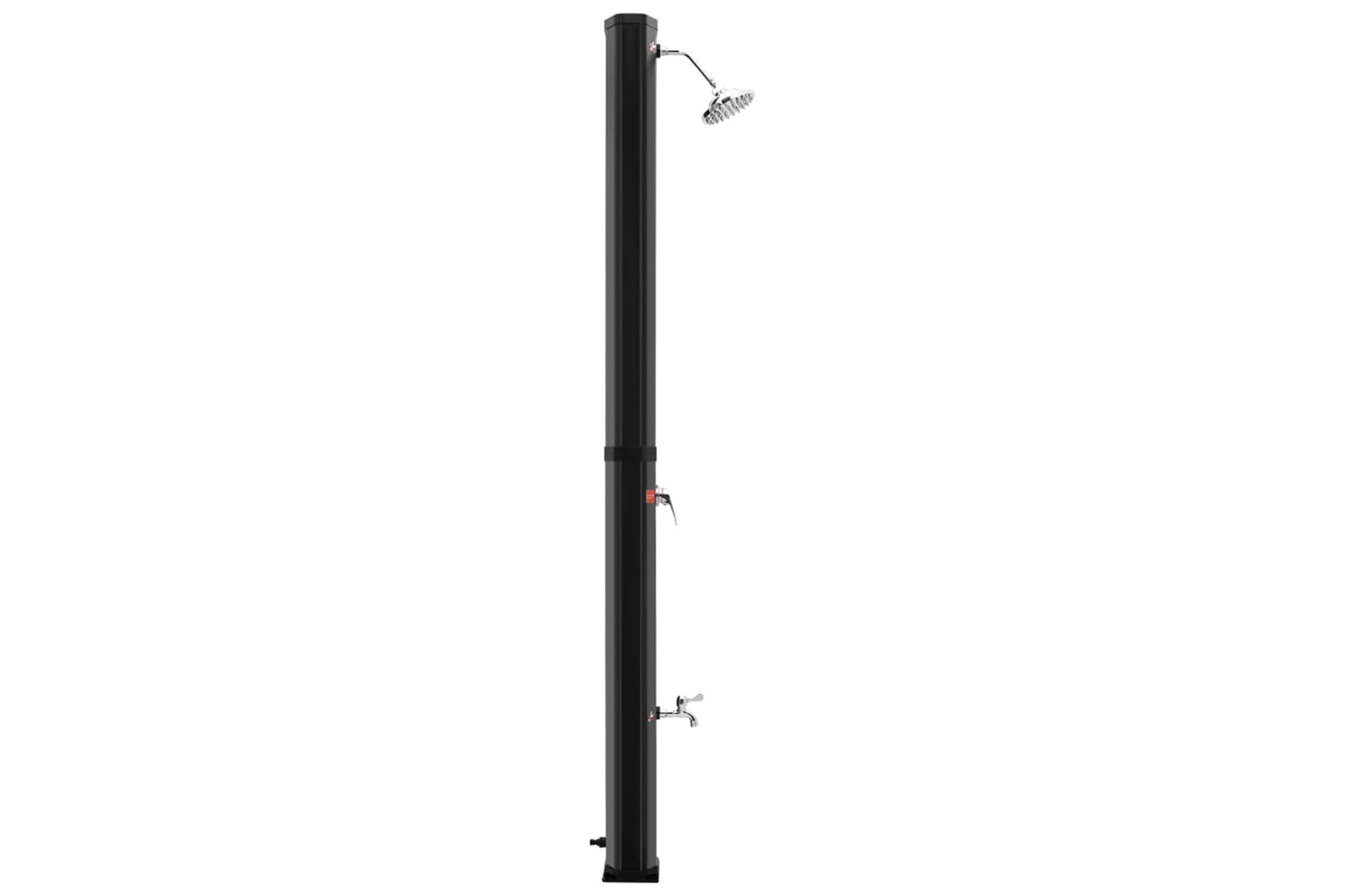 Vidaxl 92942 Outdoor Solar Shower With Shower Head And Faucet 35 L Black-3