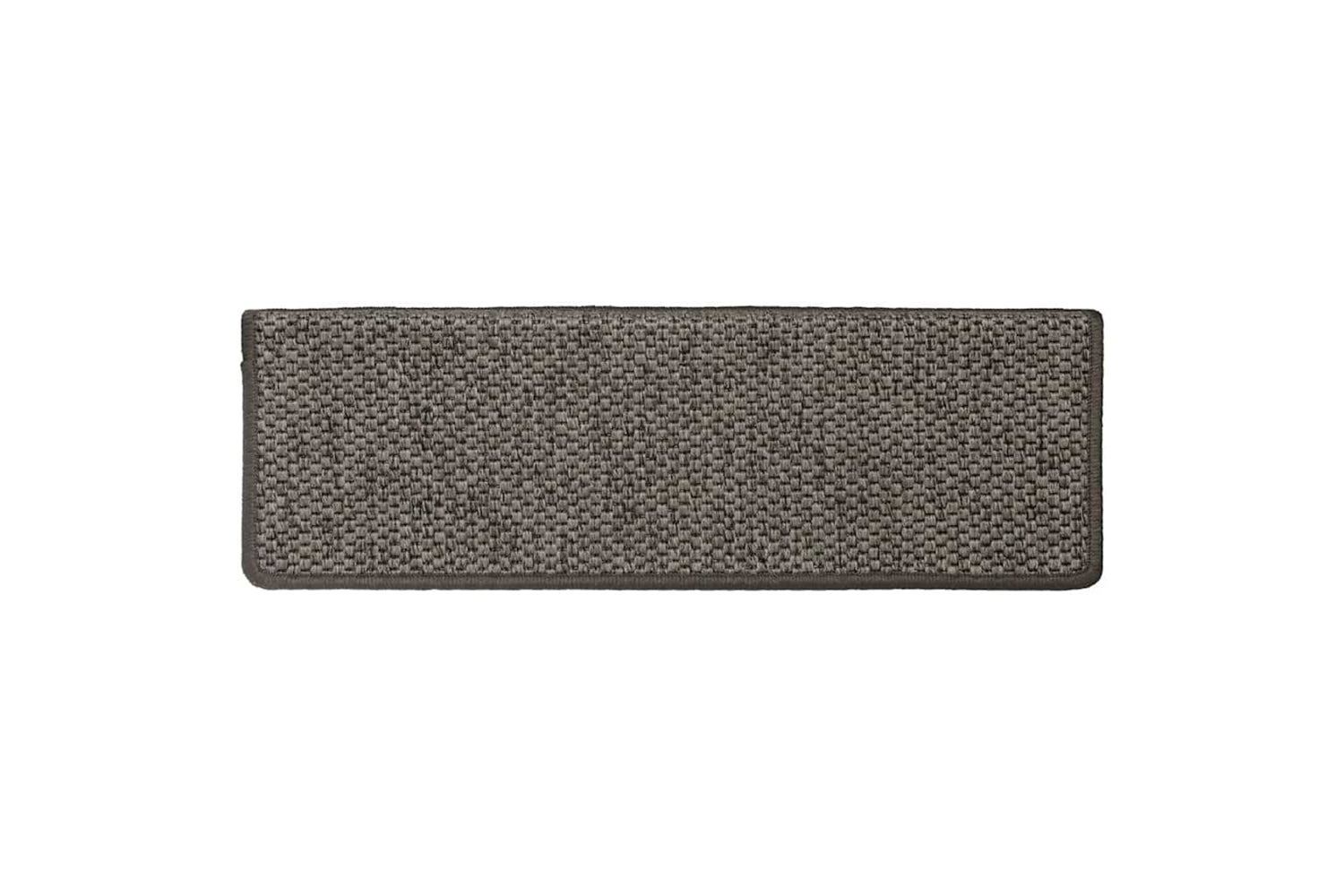 vidaXL 326884 Stair Mats Self-adhesive Sisal-look 15 Pcs 65x21x4cm Grey And Beige-4