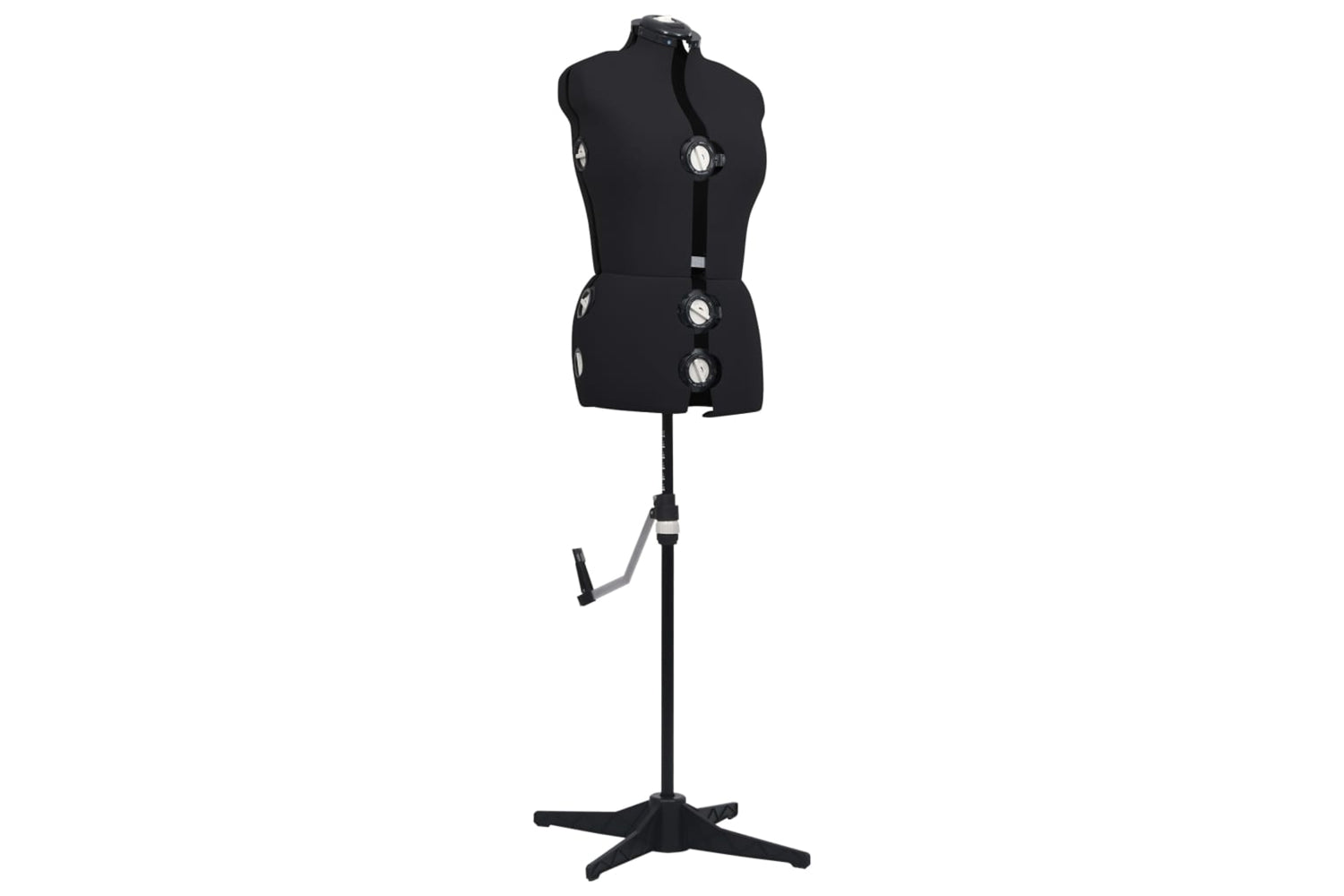 Vidaxl 288488 Adjustable Dress Form Female Black M Size 40-46-2