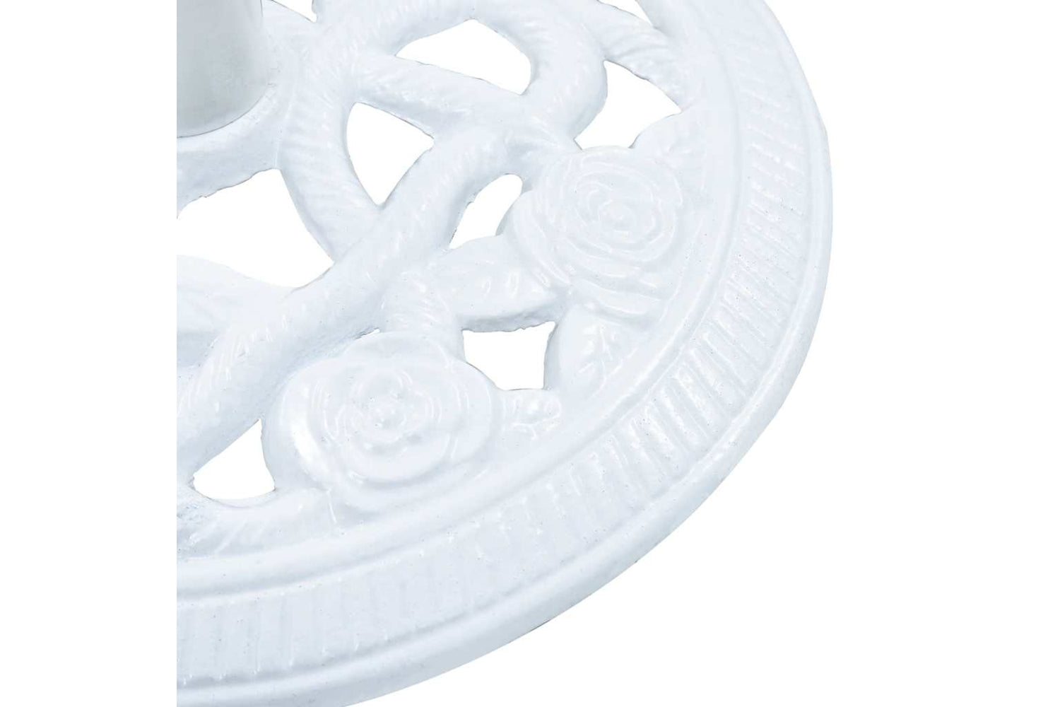 vidaXL 47864 Umbrella Base White 9 Kg 40cm Cast Iron-7