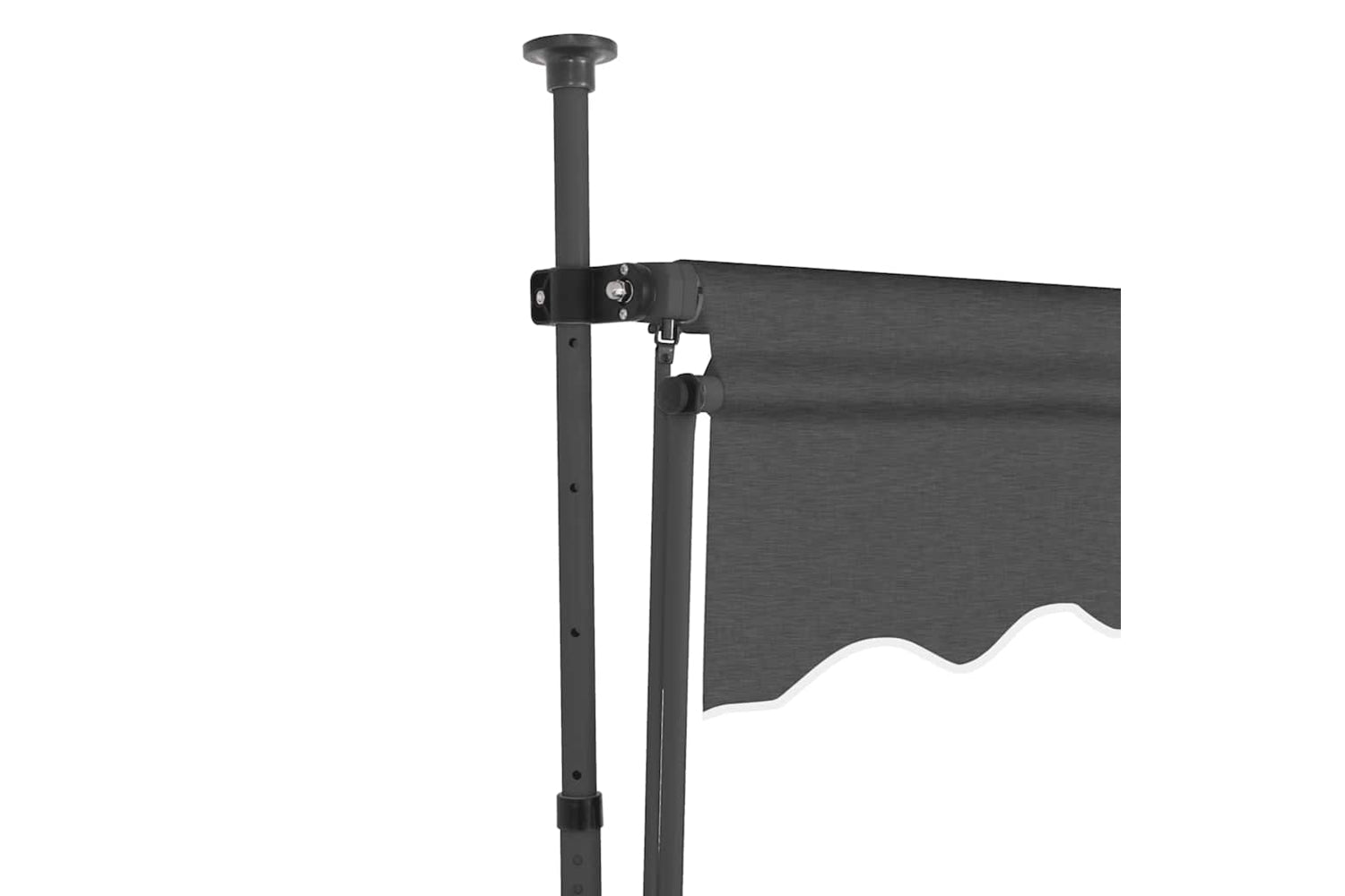 vidaXL 145864 Manual Retractable Awning With Led 200cm Anthracite-4