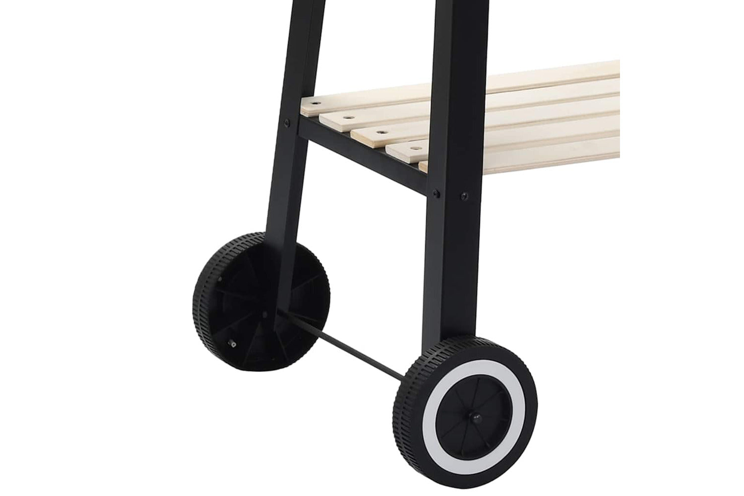 Vidaxl Charcoal Bbq Stand With Wheels-4
