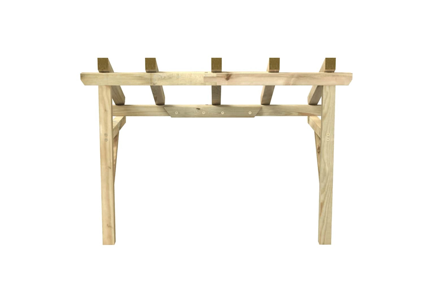 vidaXL 49452 Door Canopy 150x100x100cm Solid Pinewood-4