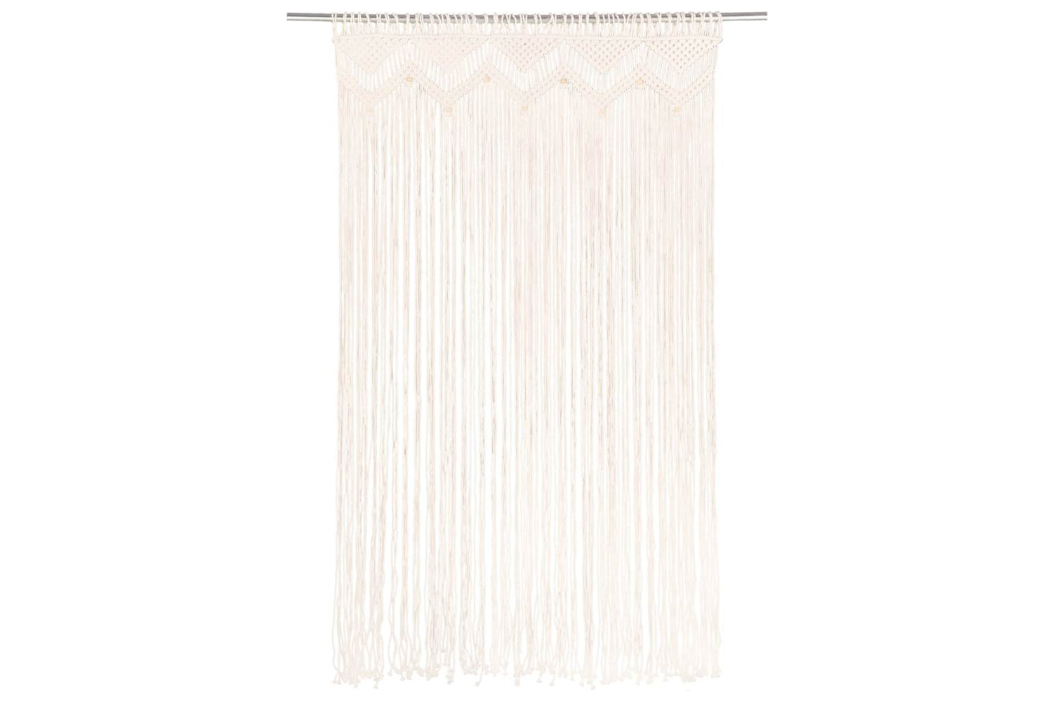 vidaXL 133908 Macrame Curtain 140x240cm Cotton-2