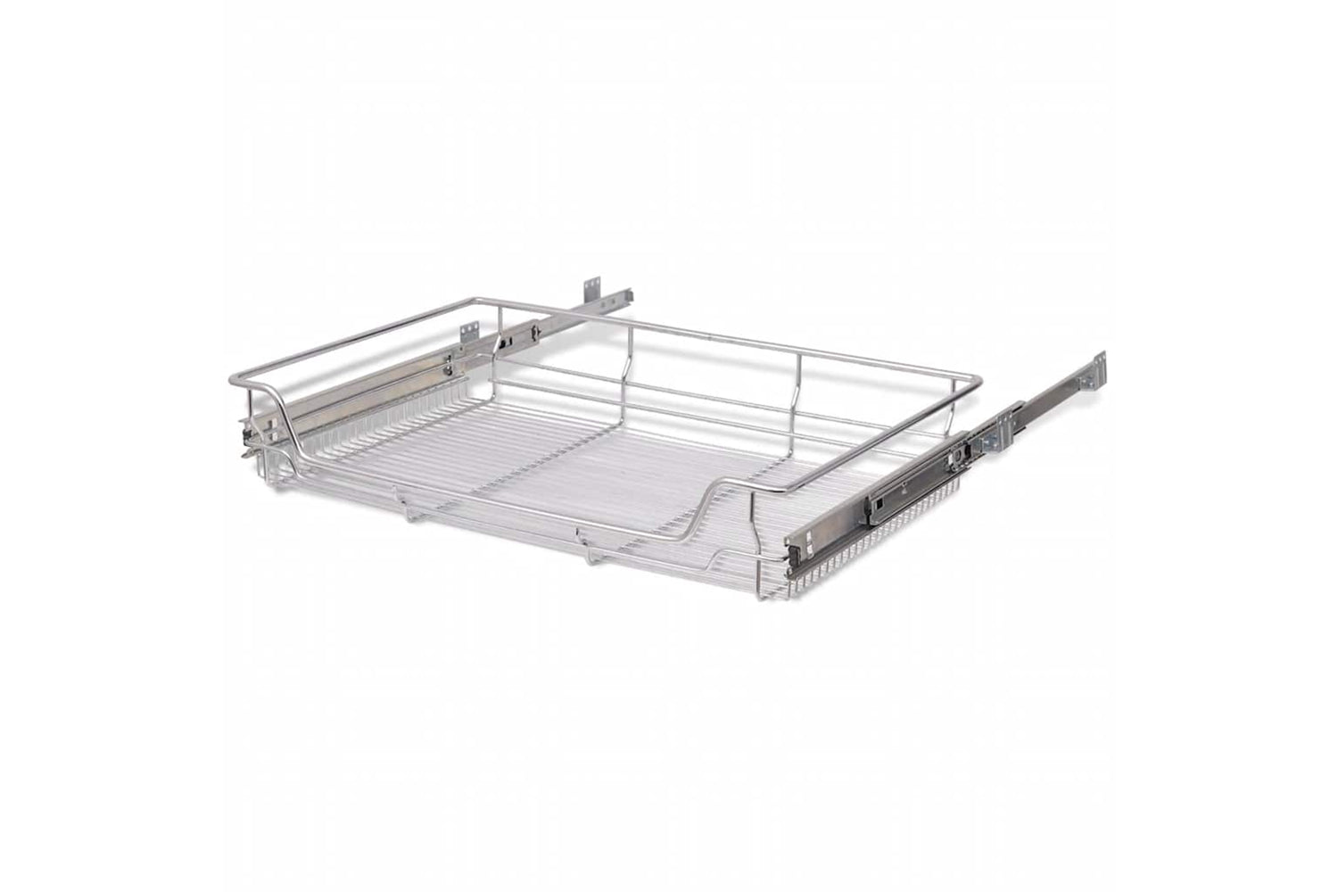 Vidaxl Pull-out Wire Baskets 2 Pcs Silver 800 Mm-5