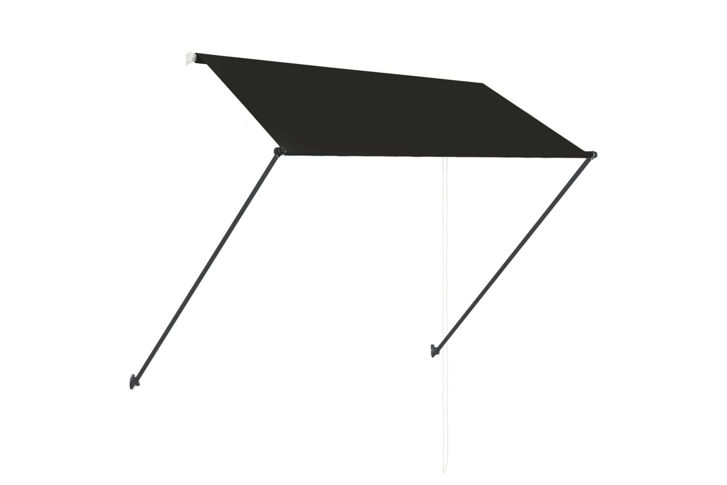 vidaXL 145917 Retractable Awning With Led 250x150cm Anthracite-3