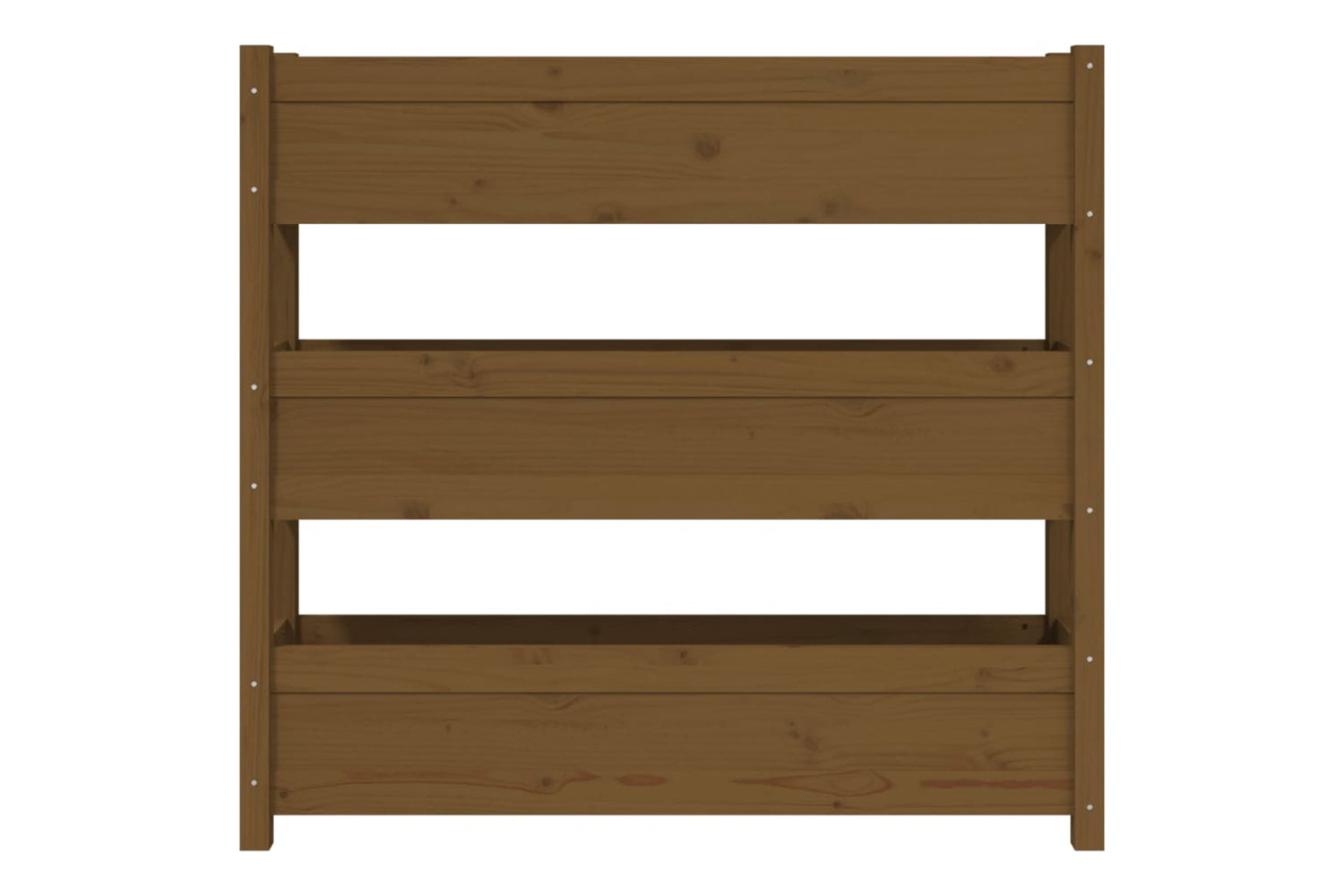vidaXL 823923 Planter Honey Brown 112x25x104.5cm Solid Wood Pine-4