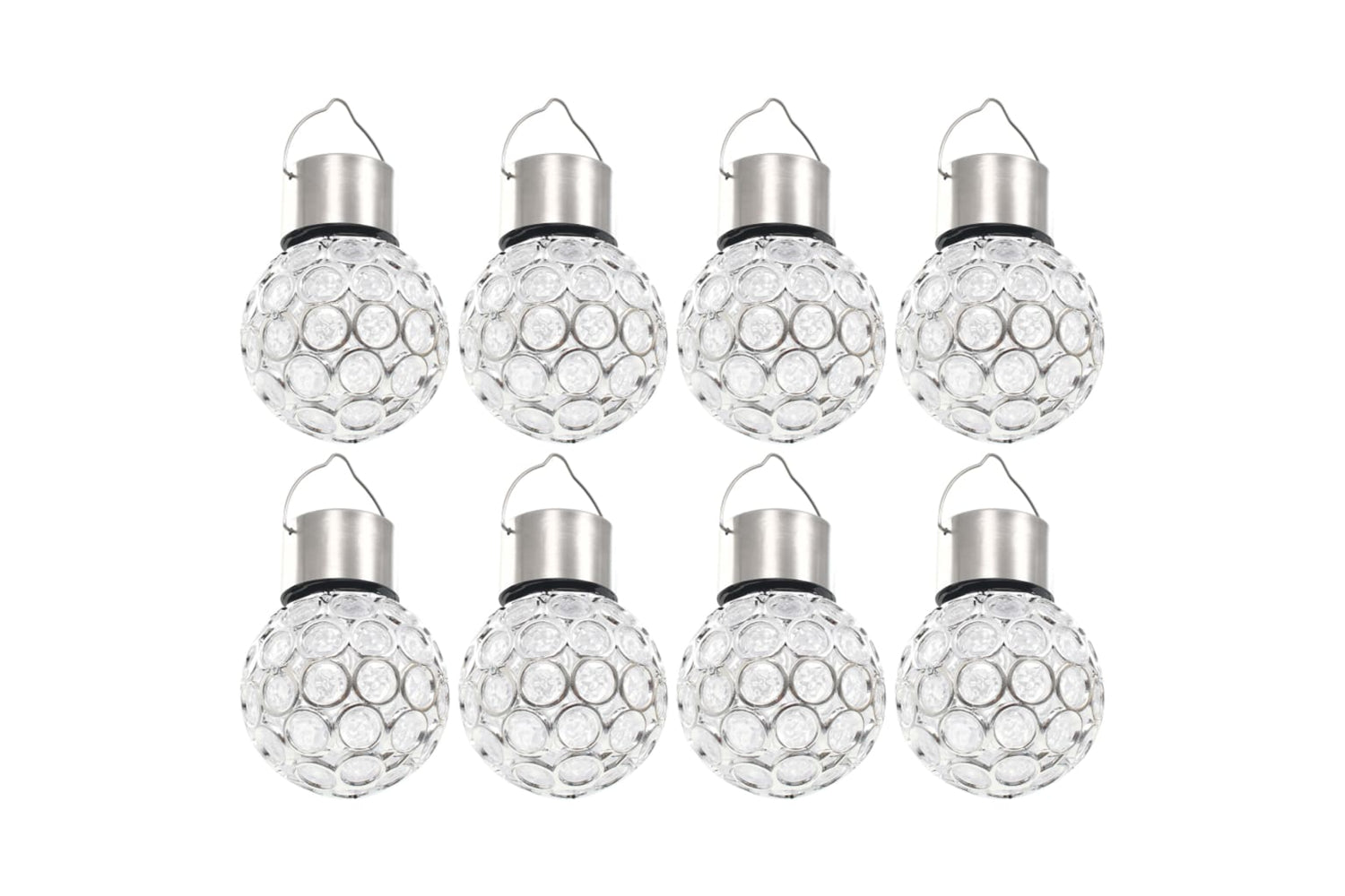 Vidaxl 44412 Hanging Solar Lamps 8 Pcs Led Lights Rgb-2