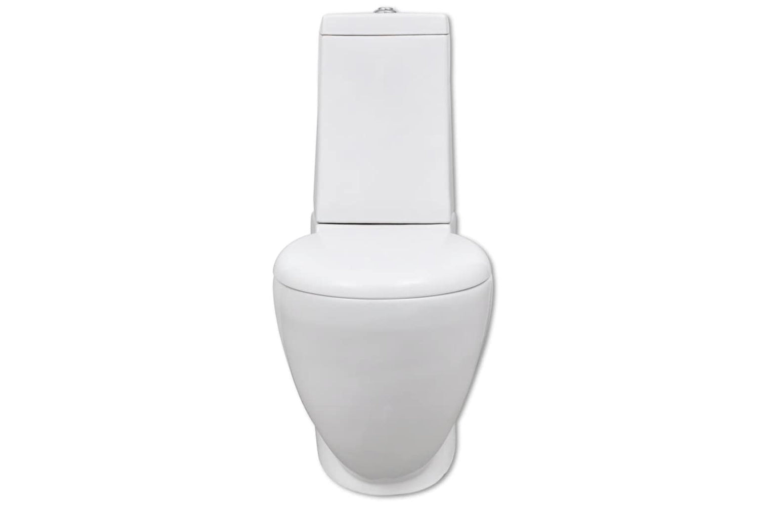 Vidaxl 270566 White Ceramic Toilet & Bidet Set-2