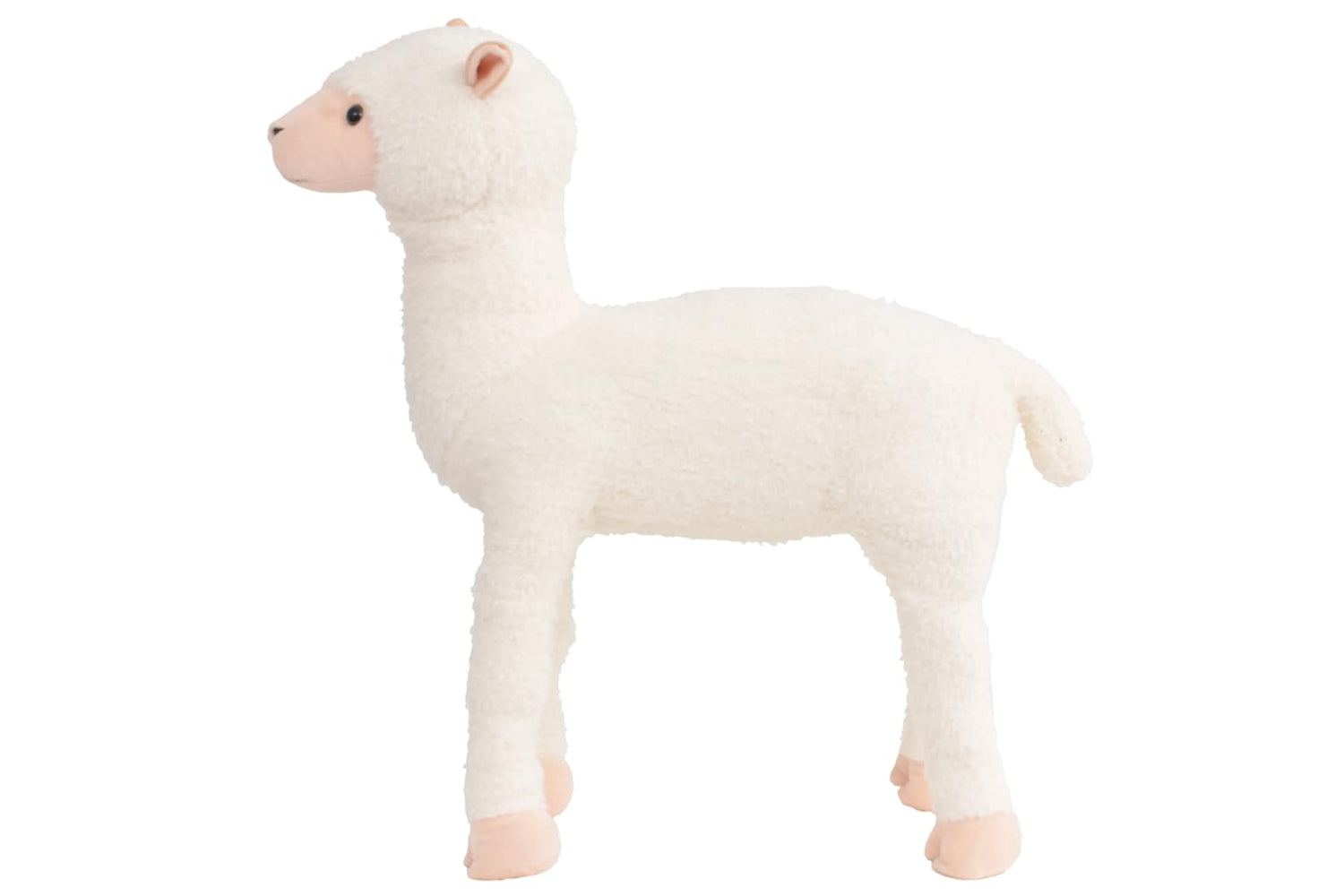 vidaXL 91338 Standing Plush Toy Alpaca White Xxl-2