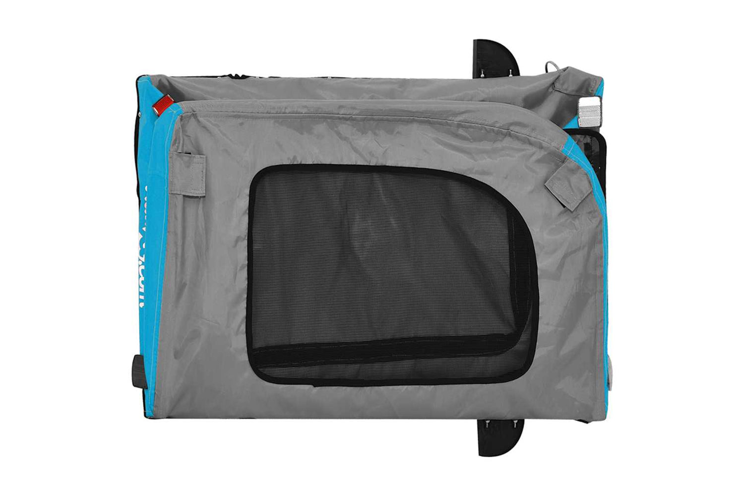 Vidaxl 93862 Pet Bike Trailer Blue And Grey Oxford Fabric And Iron-8