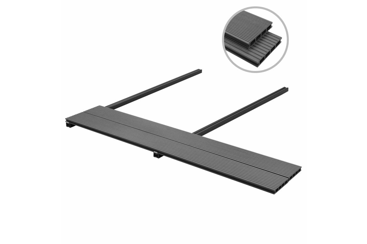 Vidaxl 273803 Wpc Decking Boards With Accessories 20 M2 2.2-2