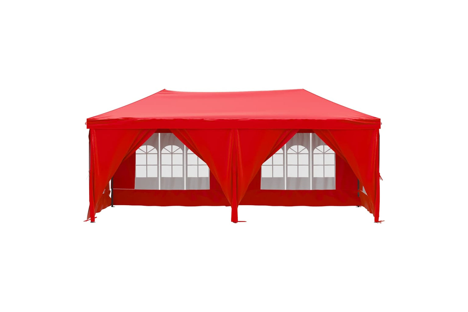 Vidaxl 93548 Folding Party Tent With Sidewalls Red 3x6 M-2