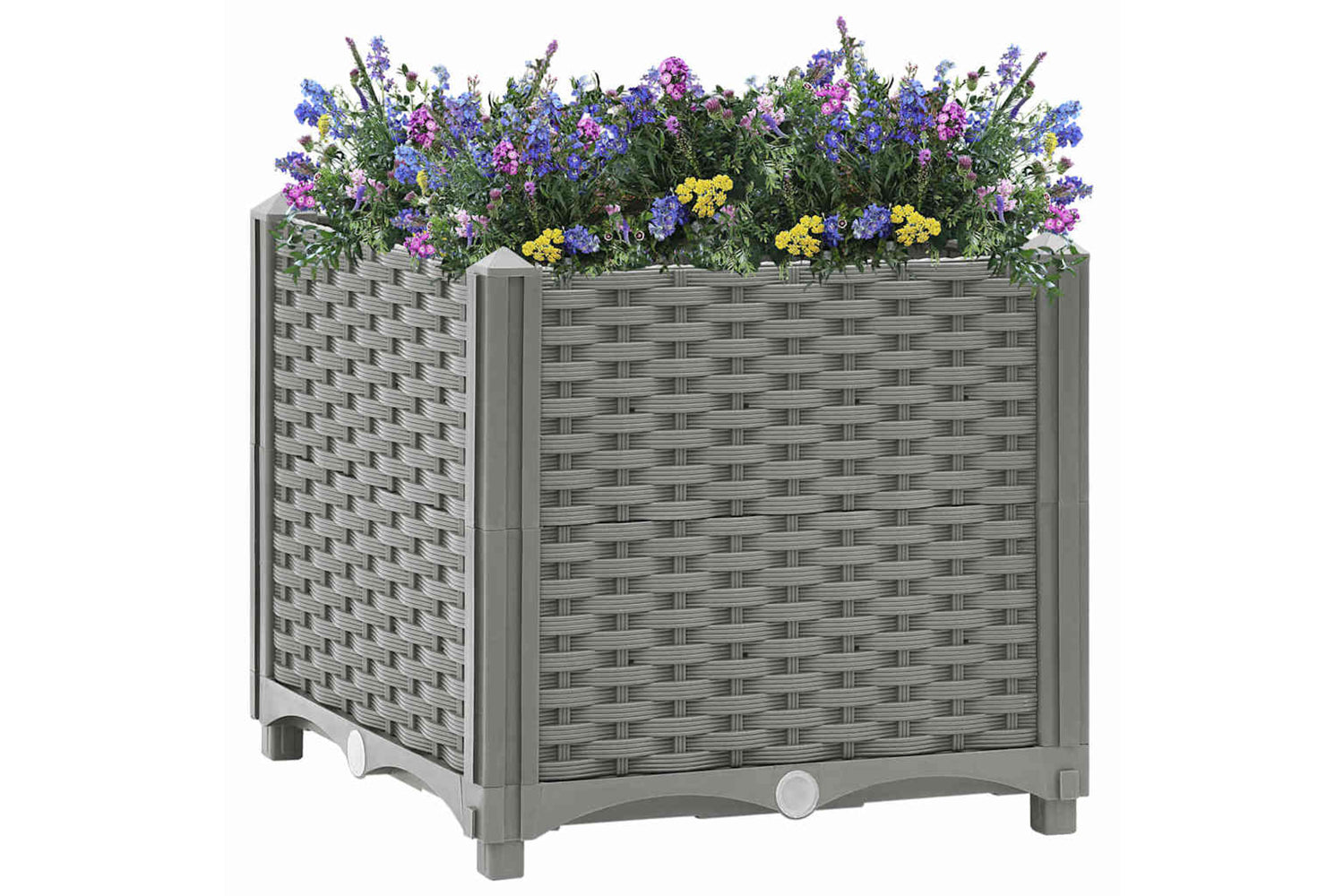 vidaXL Raised Bed 40x40x38cm Polypropylene-2