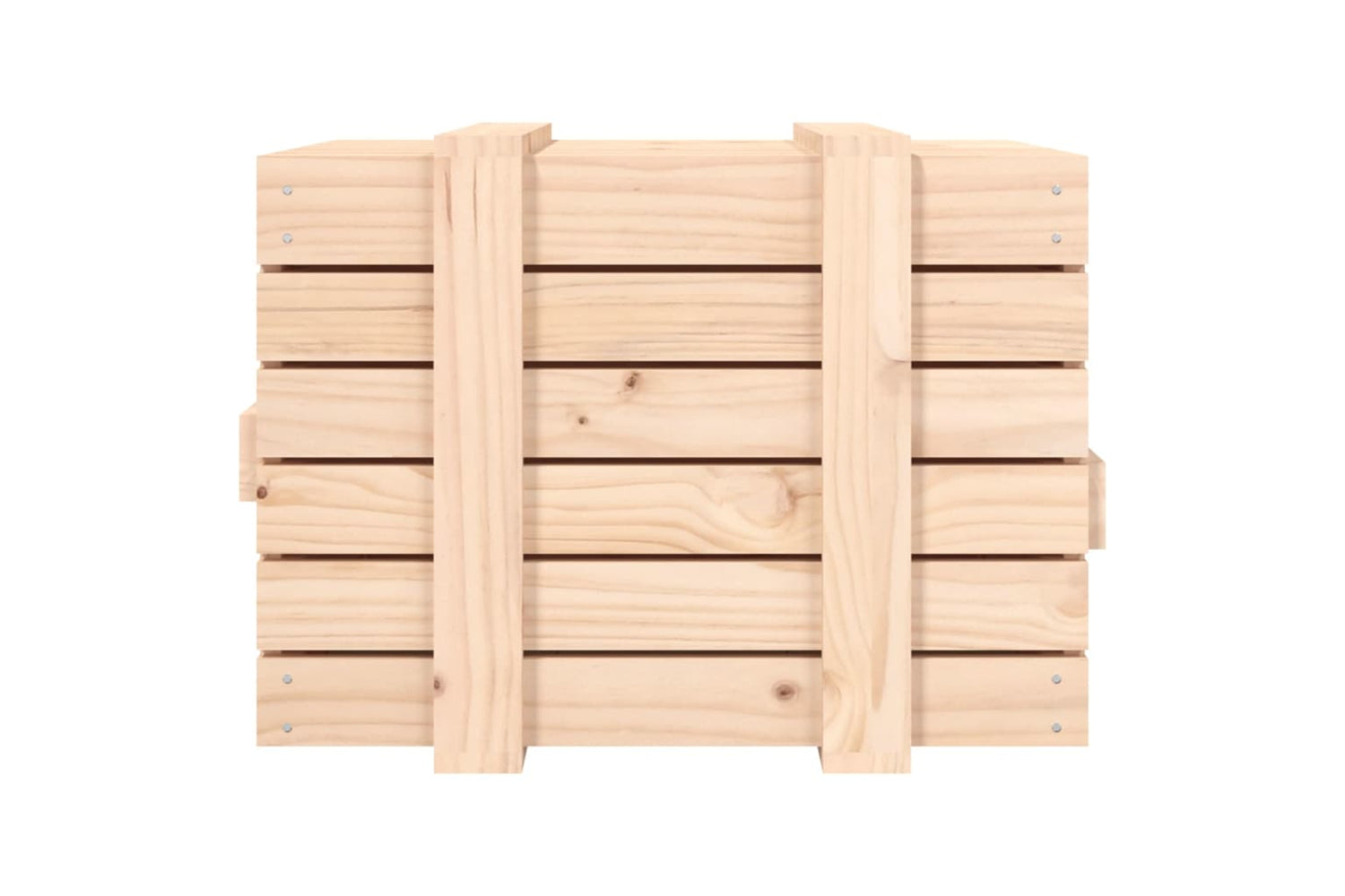 vidaXL 824993 Storage Box 58x40.5x42cm Solid Wood Pine-6