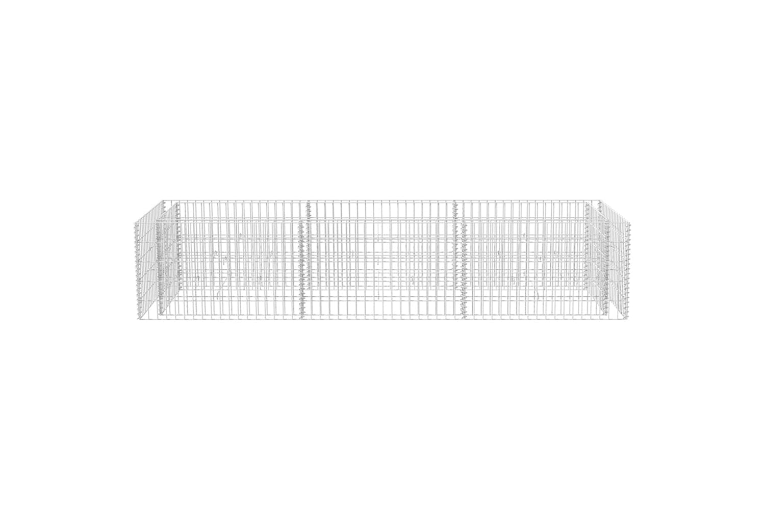 vidaXL 142556 Gabion Raised Bed Steel 270x90x50cm-4