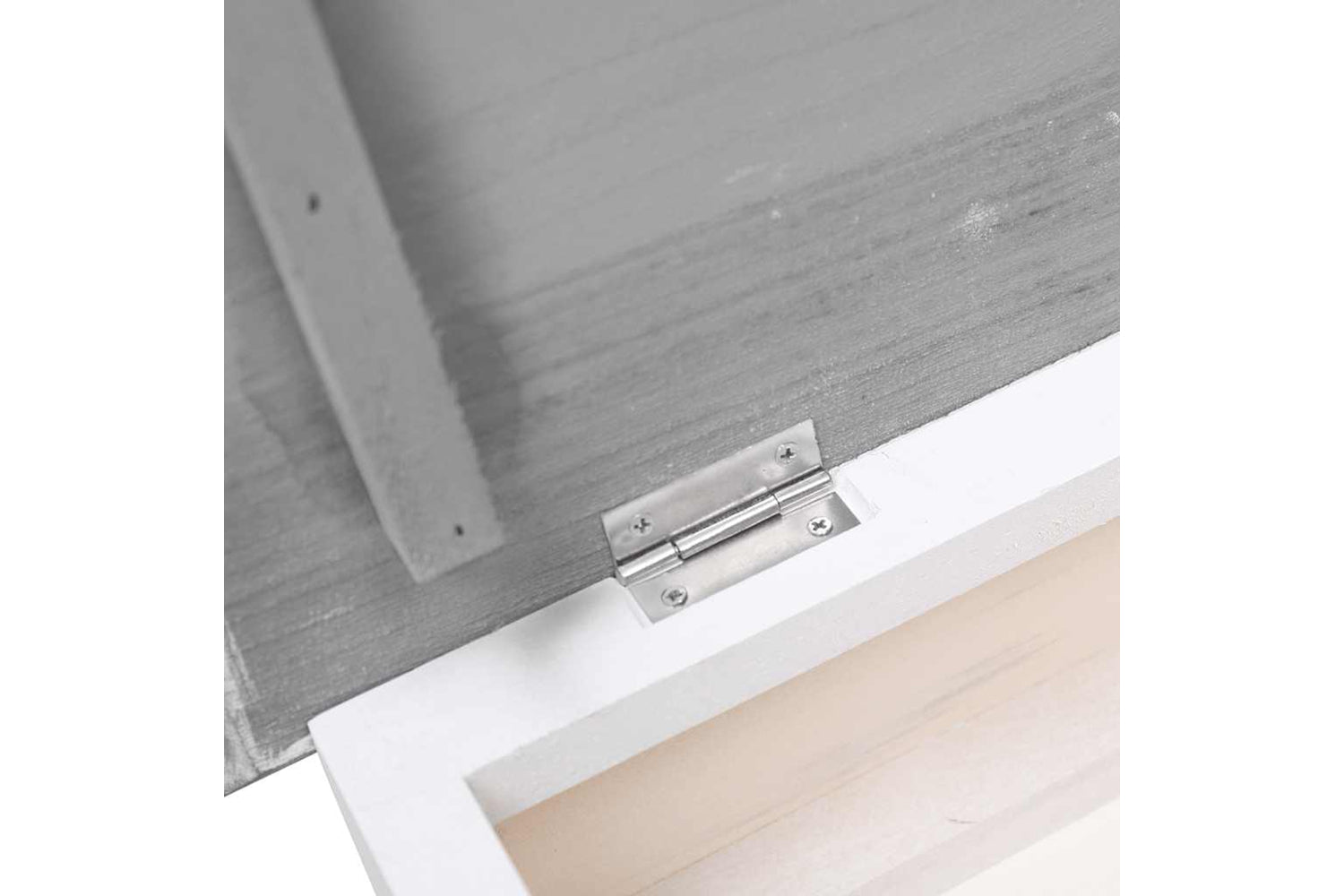 vidaXL 284081 Shoe Cabinet Grey 50x28x58cm Paulownia Wood-7