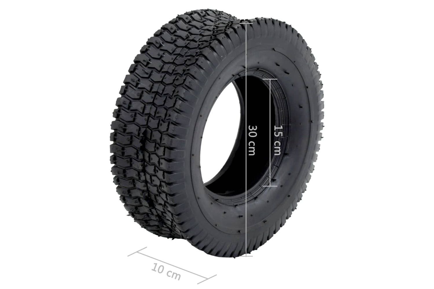 Vidaxl 145266 Wheelbarrow Tyre 13x5.00-6 4pr Rubber-5