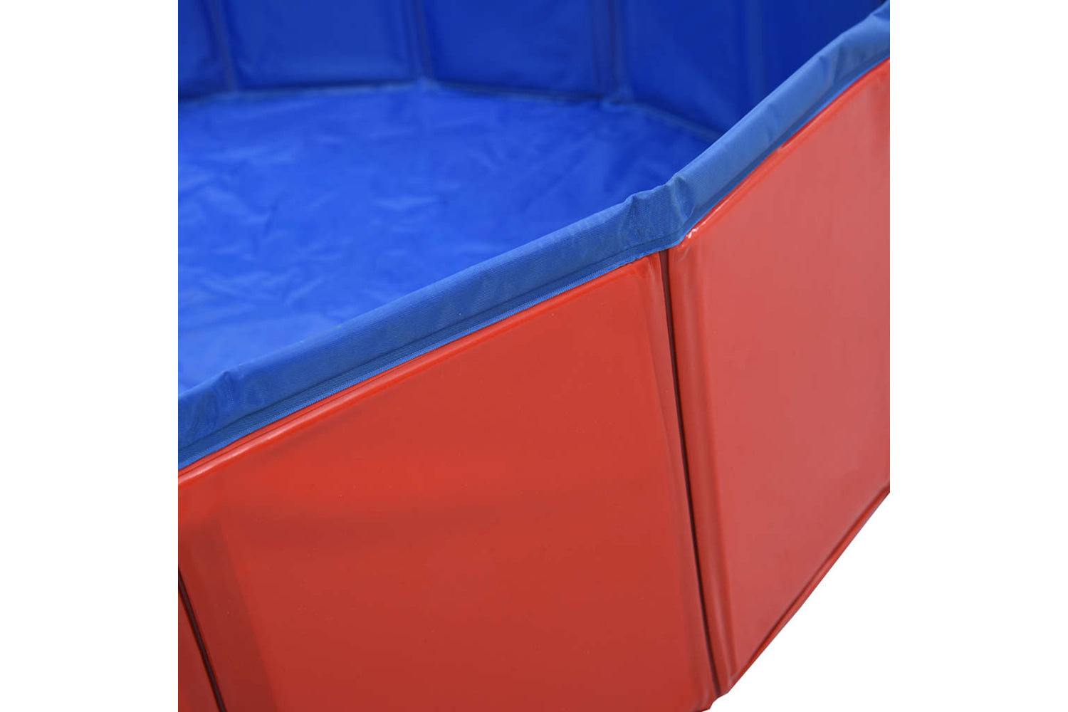 vidaXL 170822 Foldable Dog Swimming Pool Red 80x20cm Pvc-5
