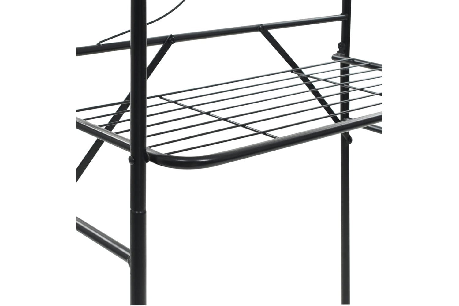 vidaXL 246722 Toilet Rack Black 60x33x174cm-6