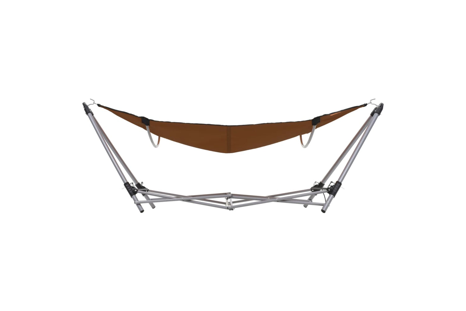 Vidaxl 44367 Hammock With Foldable Stand Brown-4