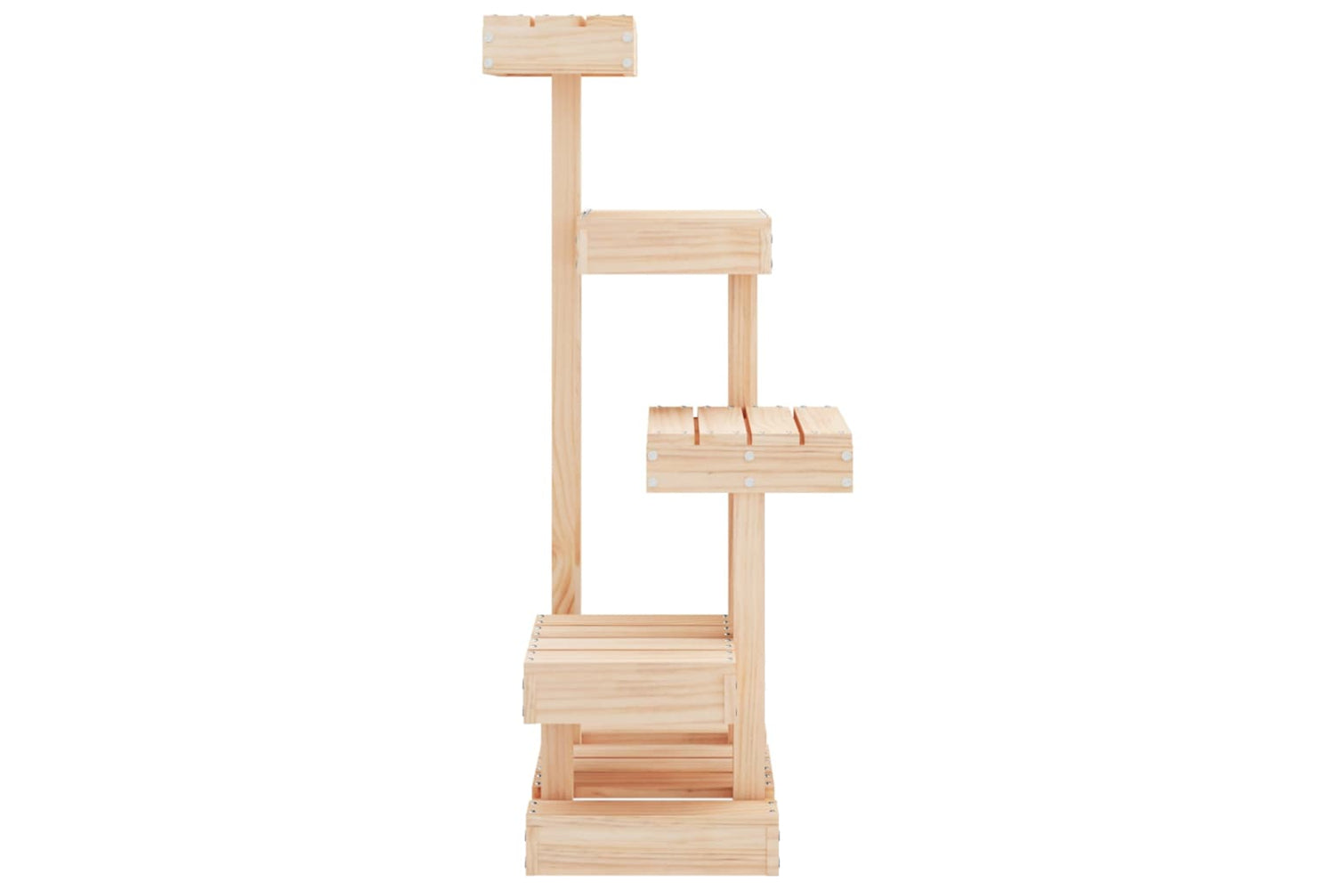 vidaXL 824648 Cat Tree 45.5x49x103cm Solid Wood Pine-3