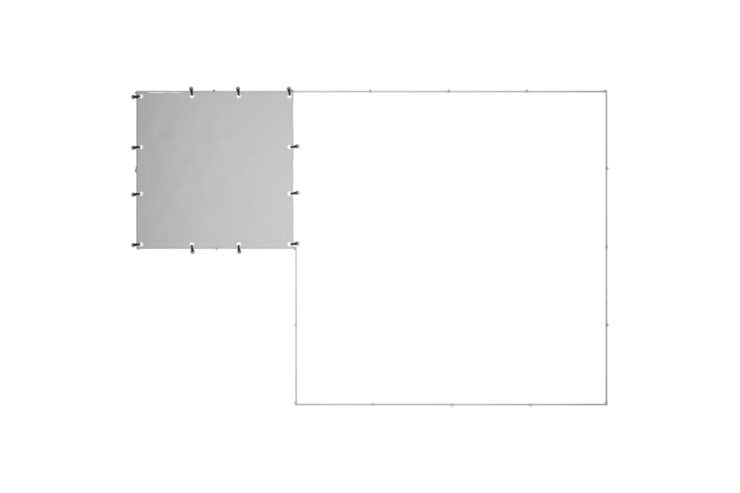 Vidaxl 3082208 Dog Kennel Silver 6.05 M2 Steel-4