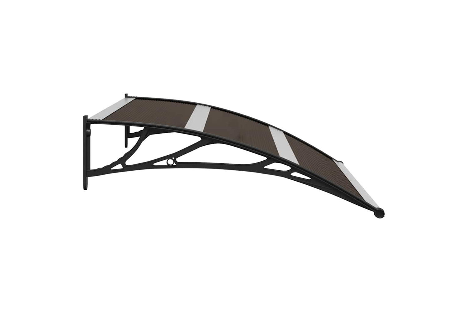 Vidaxl Door Canopy Black 120x75 Cm Pc-4