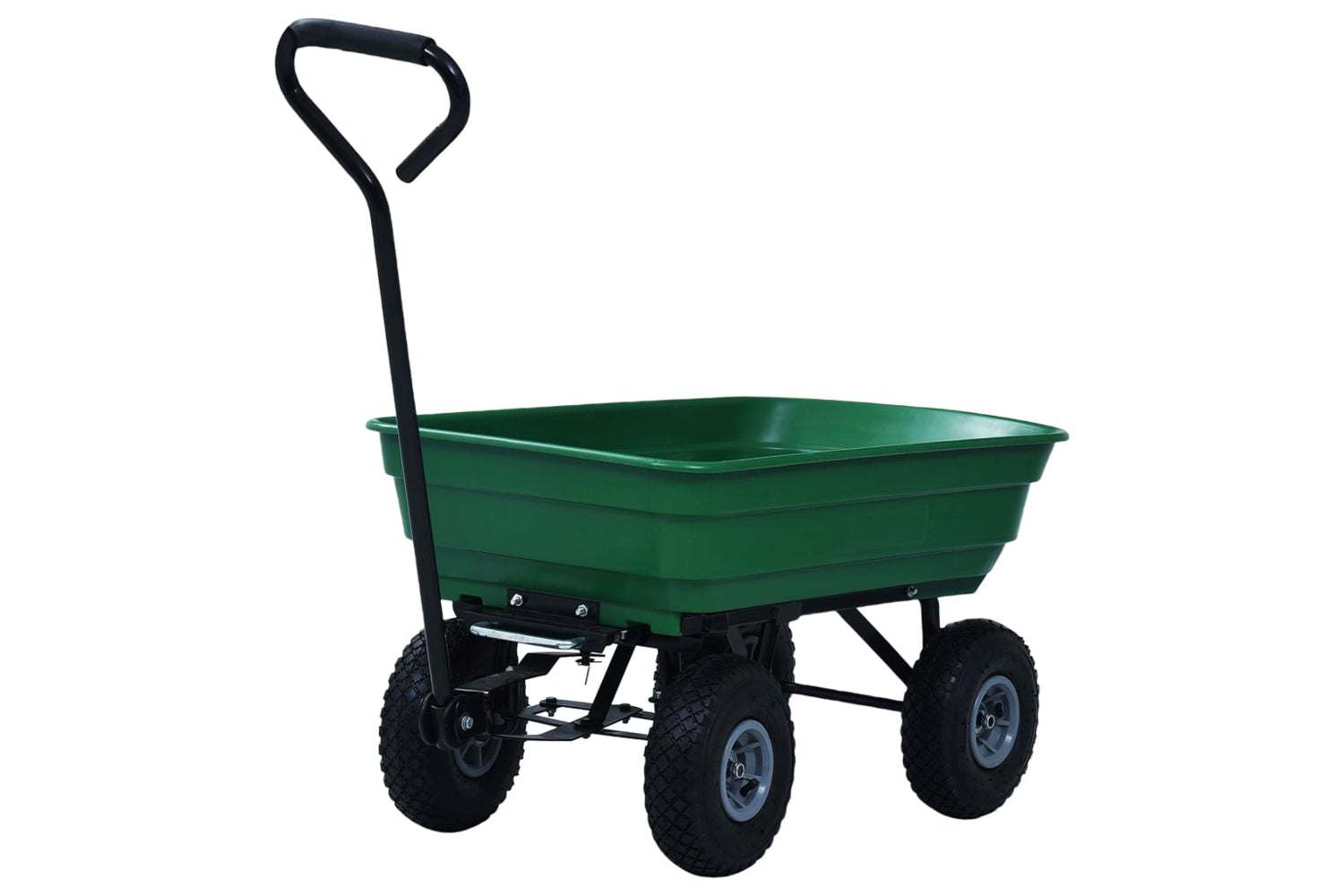 Vidaxl 145507 Garden Tipping Hand Cart 300 Kg 75l Green-2