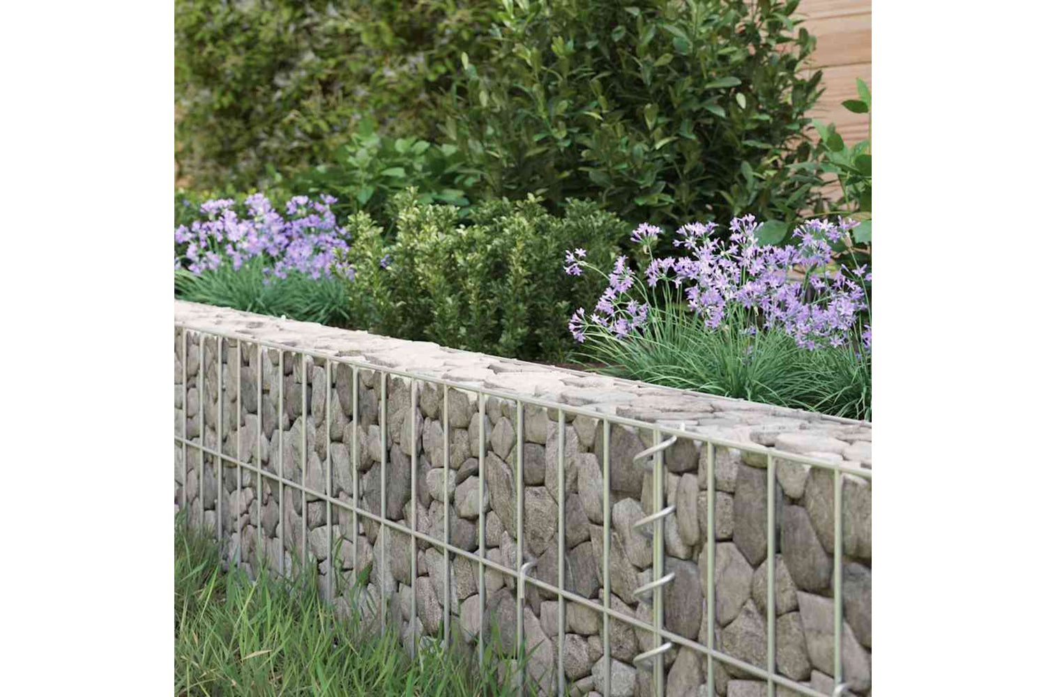 vidaXL 151313 Gabion Raised Bed Galvanised Steel 300x100x20cm-3