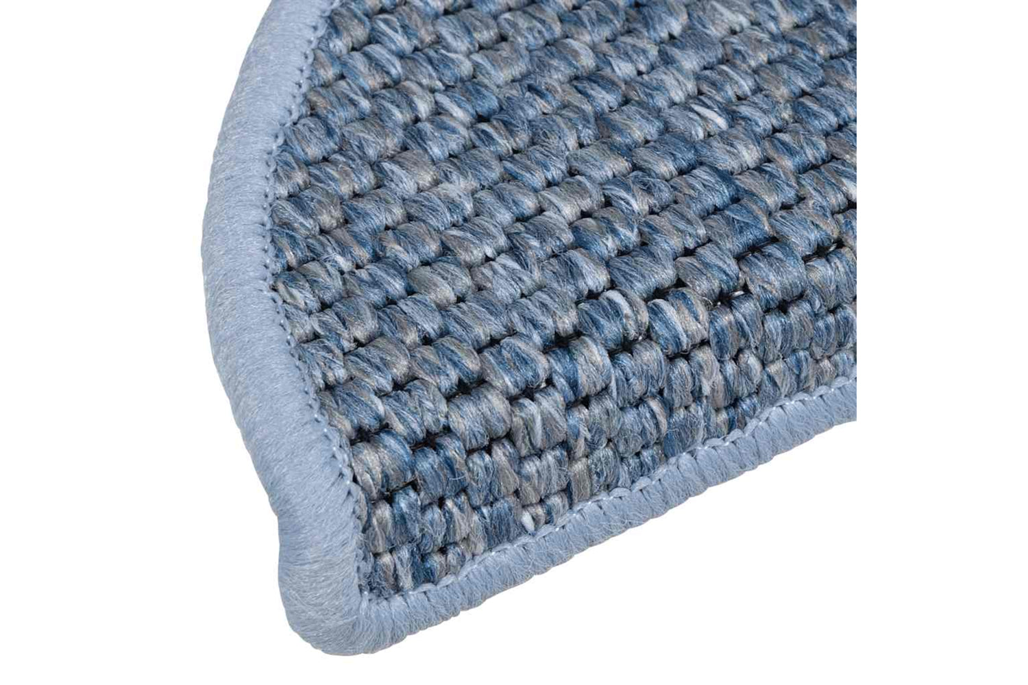 vidaXL 326862 Stair Mats Self-adhesive Sisal-look 15 Pcs 56x17x3cm Blue-6