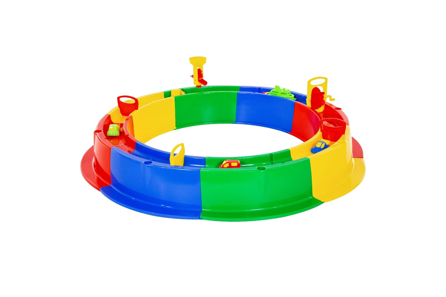 Polesie Wader 8 Piece Round Sandpit Set With Waterway 136 Cm Pp-5