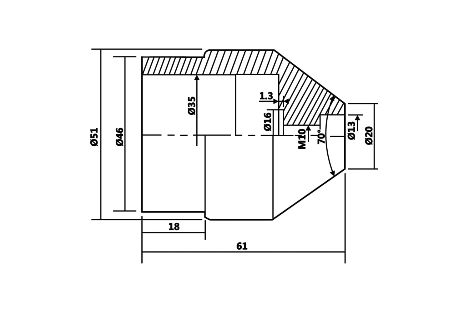 vidaXL 146688 Revolving Live Center Mt2 20 To 51mm-6