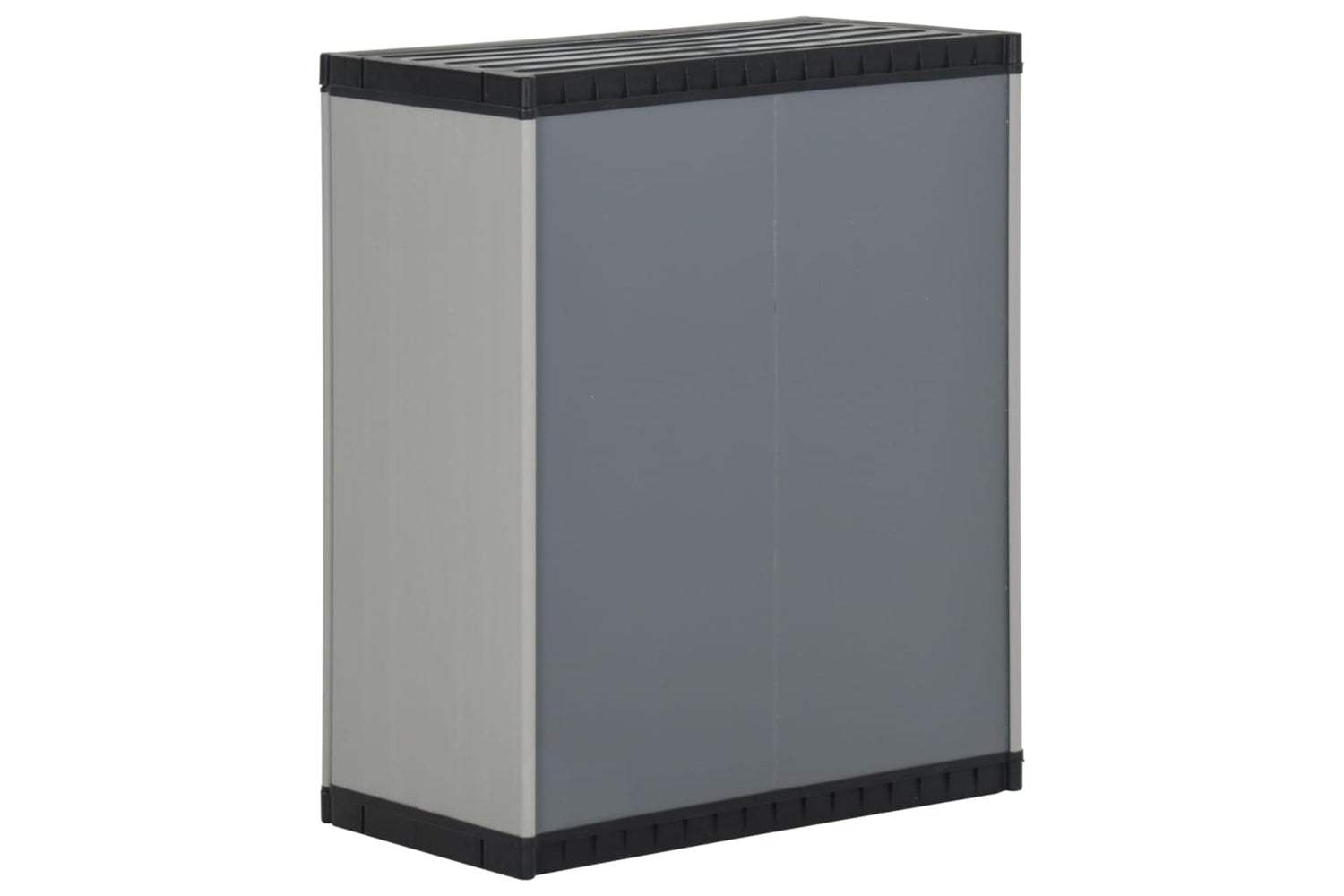 vidaXL 340987 Garden Waste Cabinet Grey And Black 68x40x85cm Pp-6