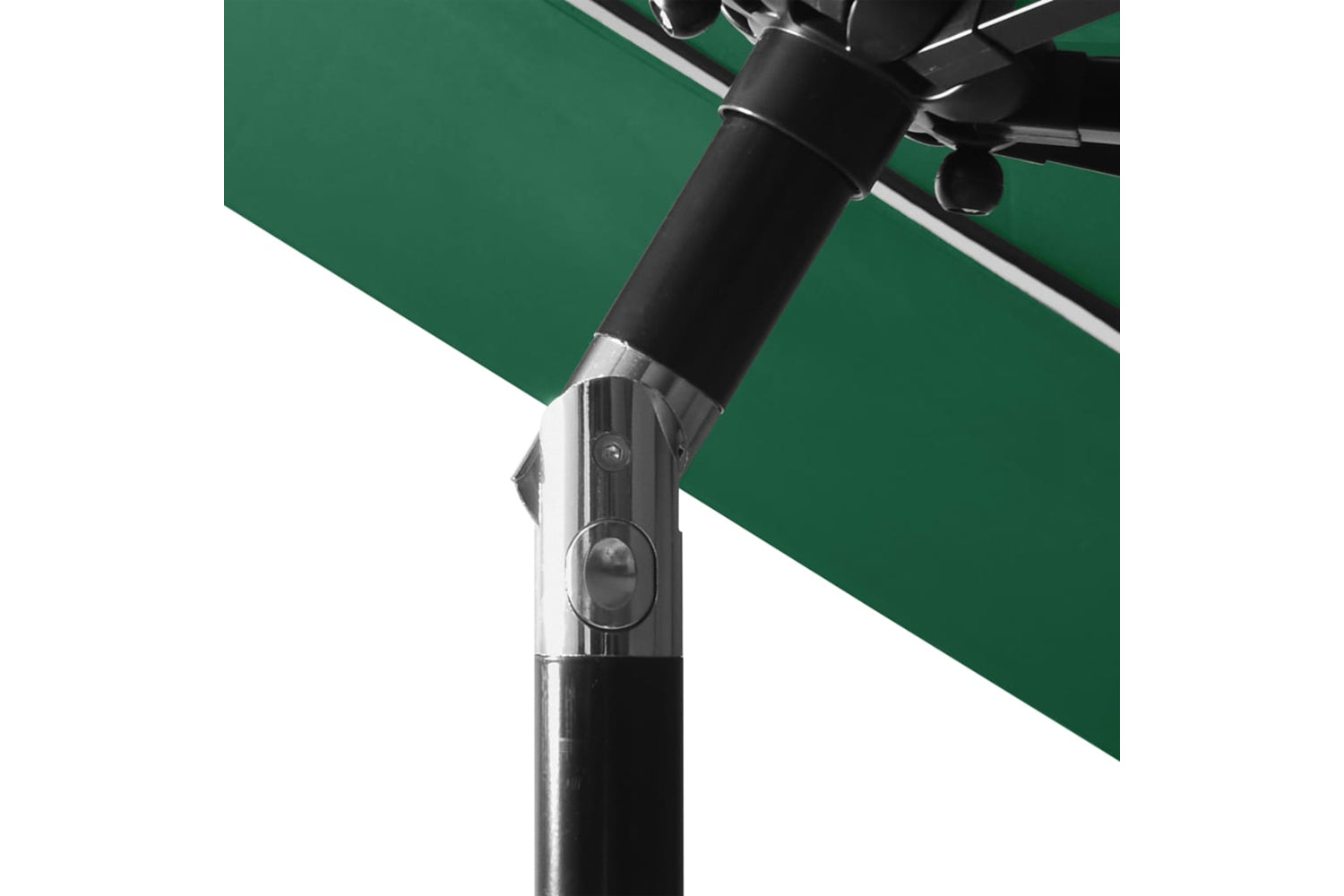 Vidaxl 313869 3-tier Parasol With Aluminium Pole Green 3 M-6