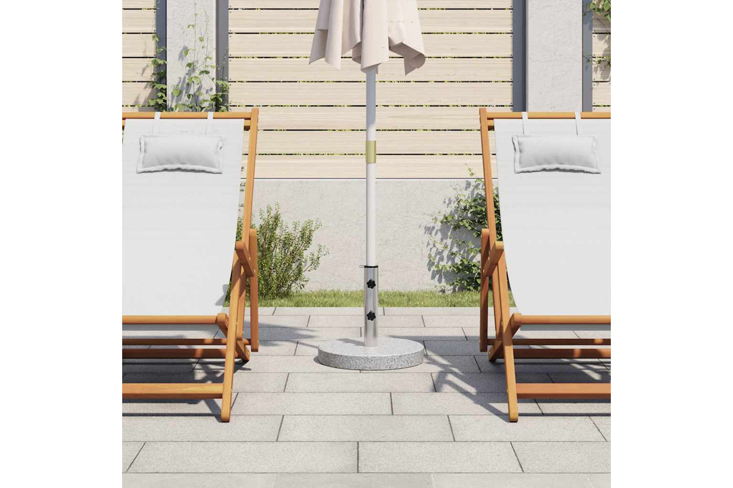 Vidaxl 43726 Parasol Base Granite Round 20 Kg-2